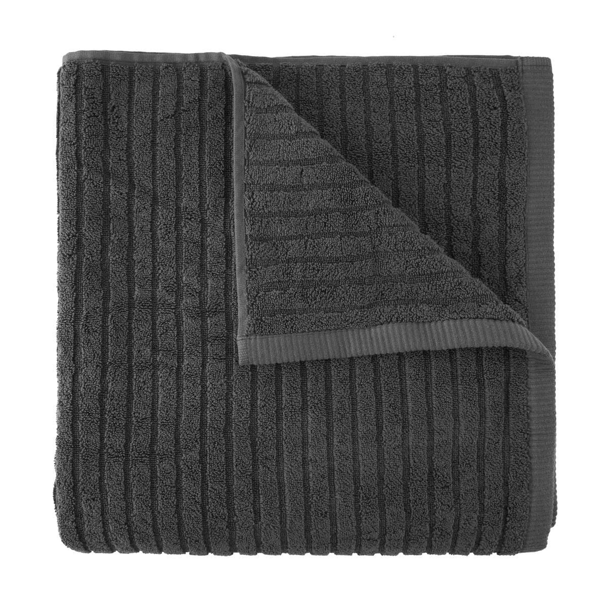 1 Cotton Bath Sheet - Grey, 1 of 4