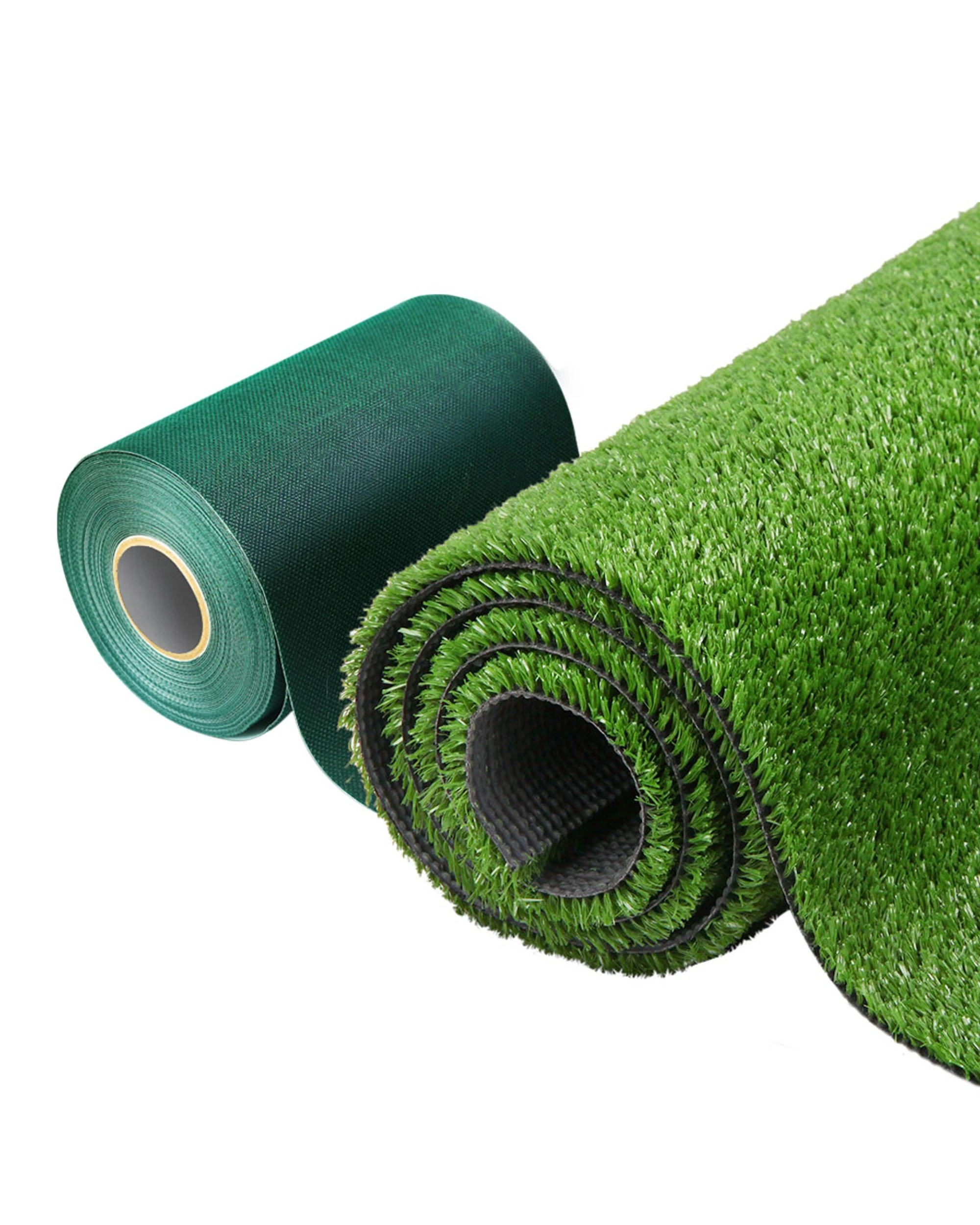 1 Prime Turf 1x20m Artificial Grass Synthetic Fake 20SQM Turf Lawn 17mm Tape - Green, 1 of 5