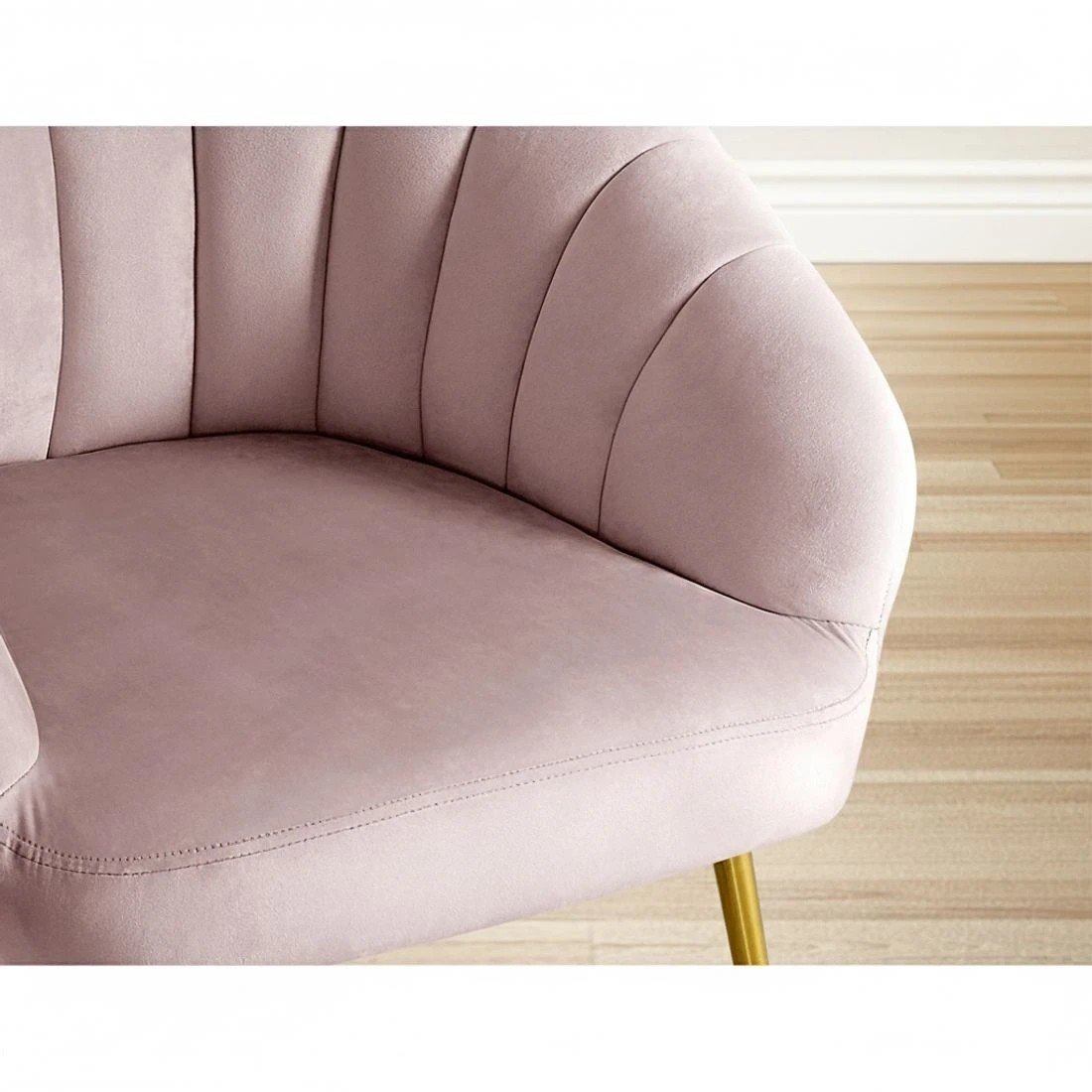 4 Artiss Armchair Velvet  Eloise - Pink, 4 of 5