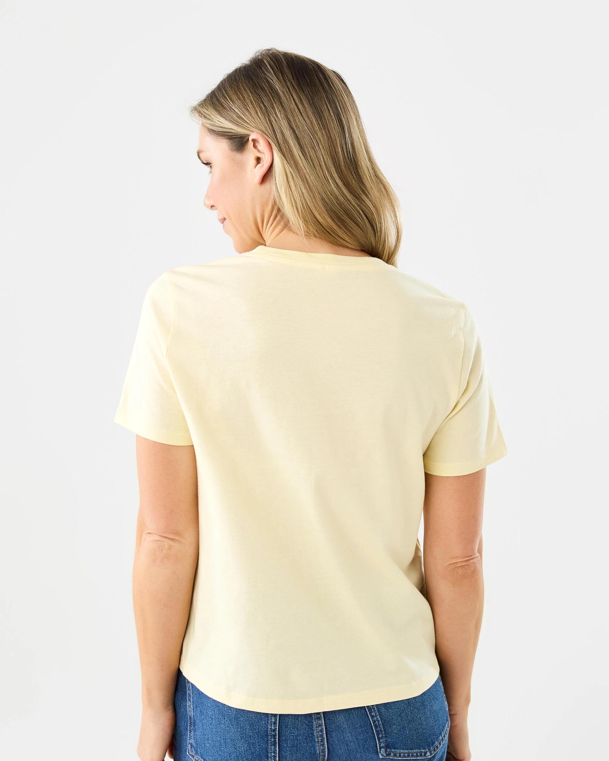 3 Short Sleeve Cotton T-shirt Flan Two, 3 of 5
