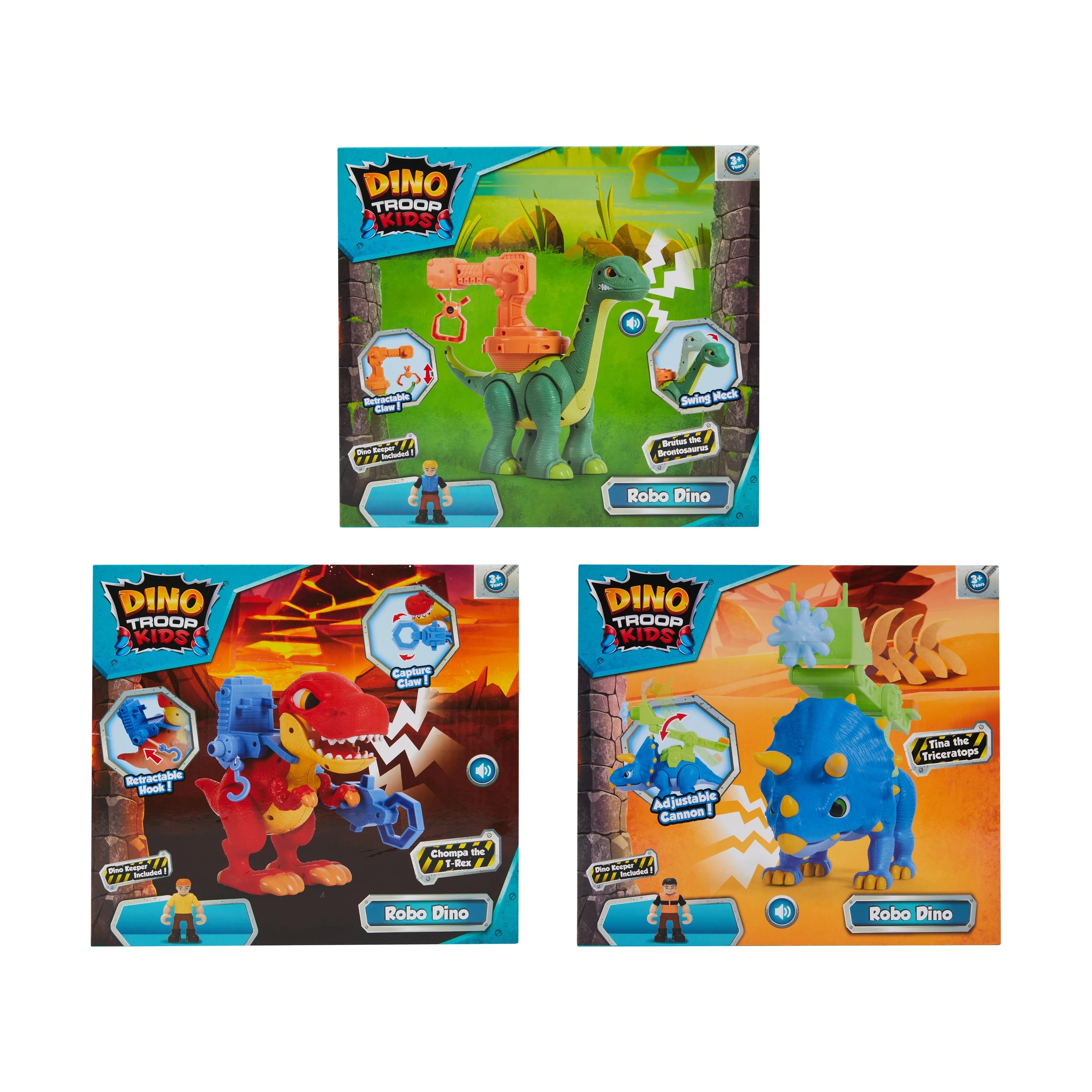 8 Dino Troop Kids Robo Dino - Assorted, 8 of 8