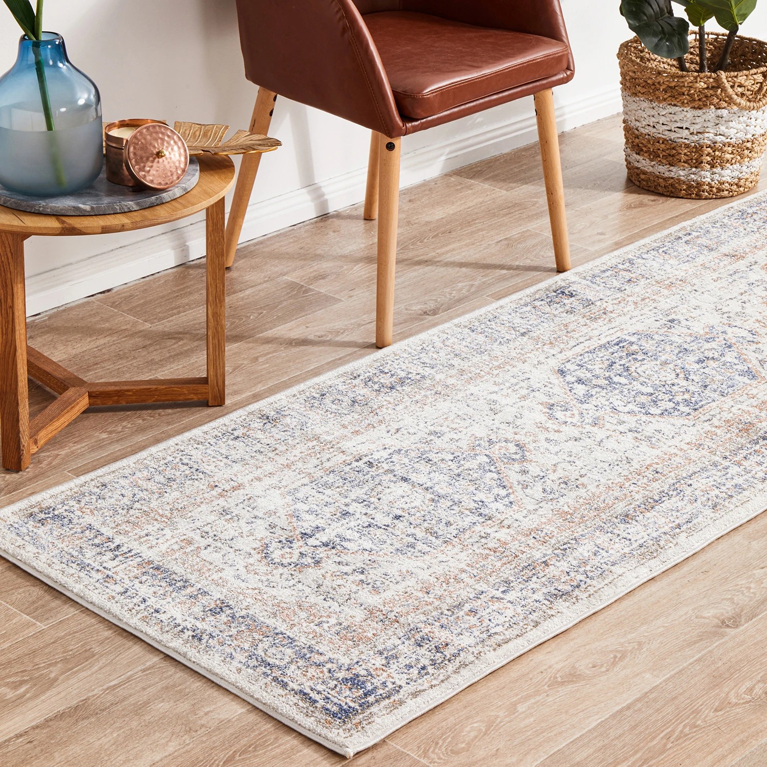 3 Common Ground Rugs Elite Lorissa 500x80cm - Extra Large Runner Power Loomed Pet Friendly Rug - Natural, 3 of 9