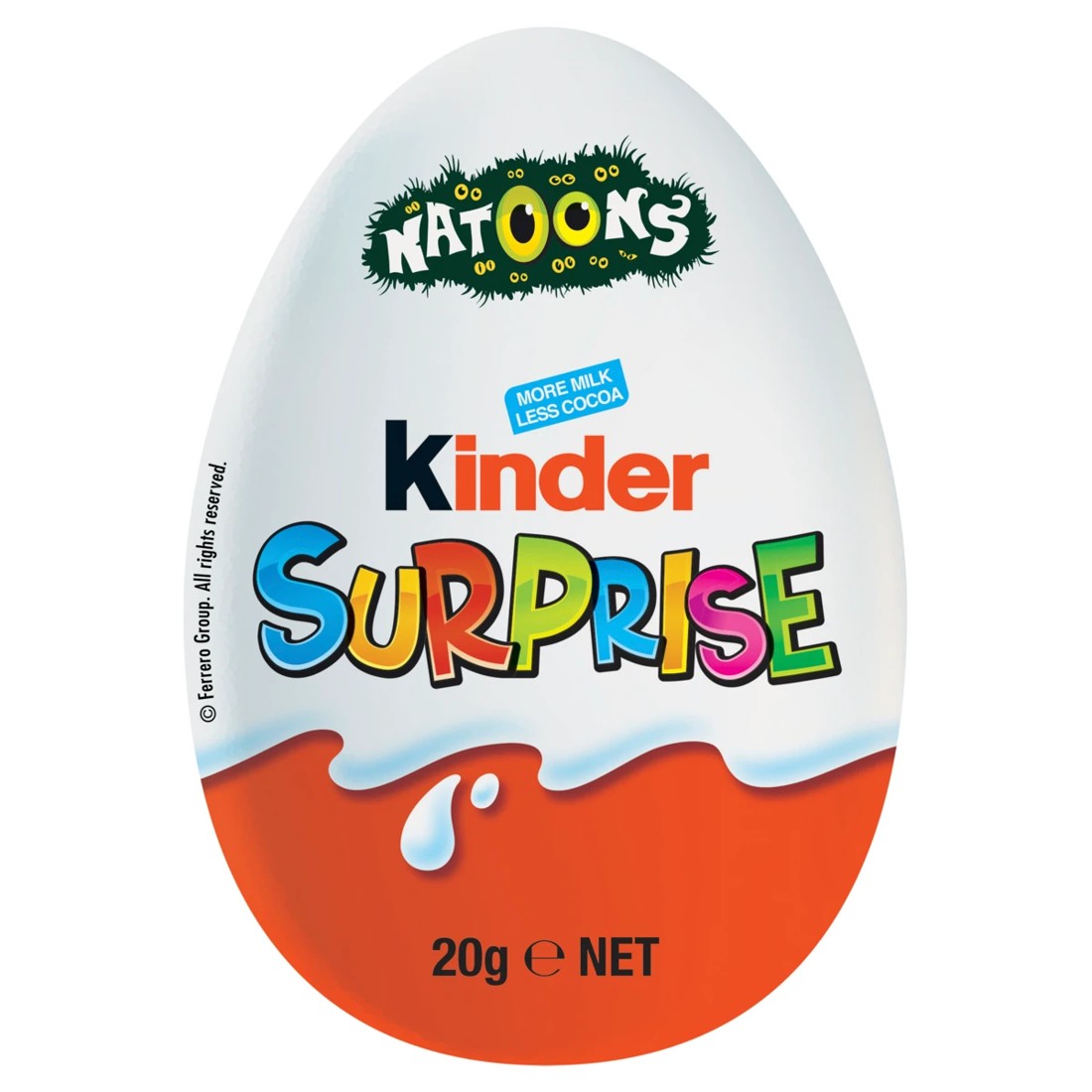 2 3 Pack Kinder Surprise Milk Chocolate Egg with Toy 60g, 2 of 2