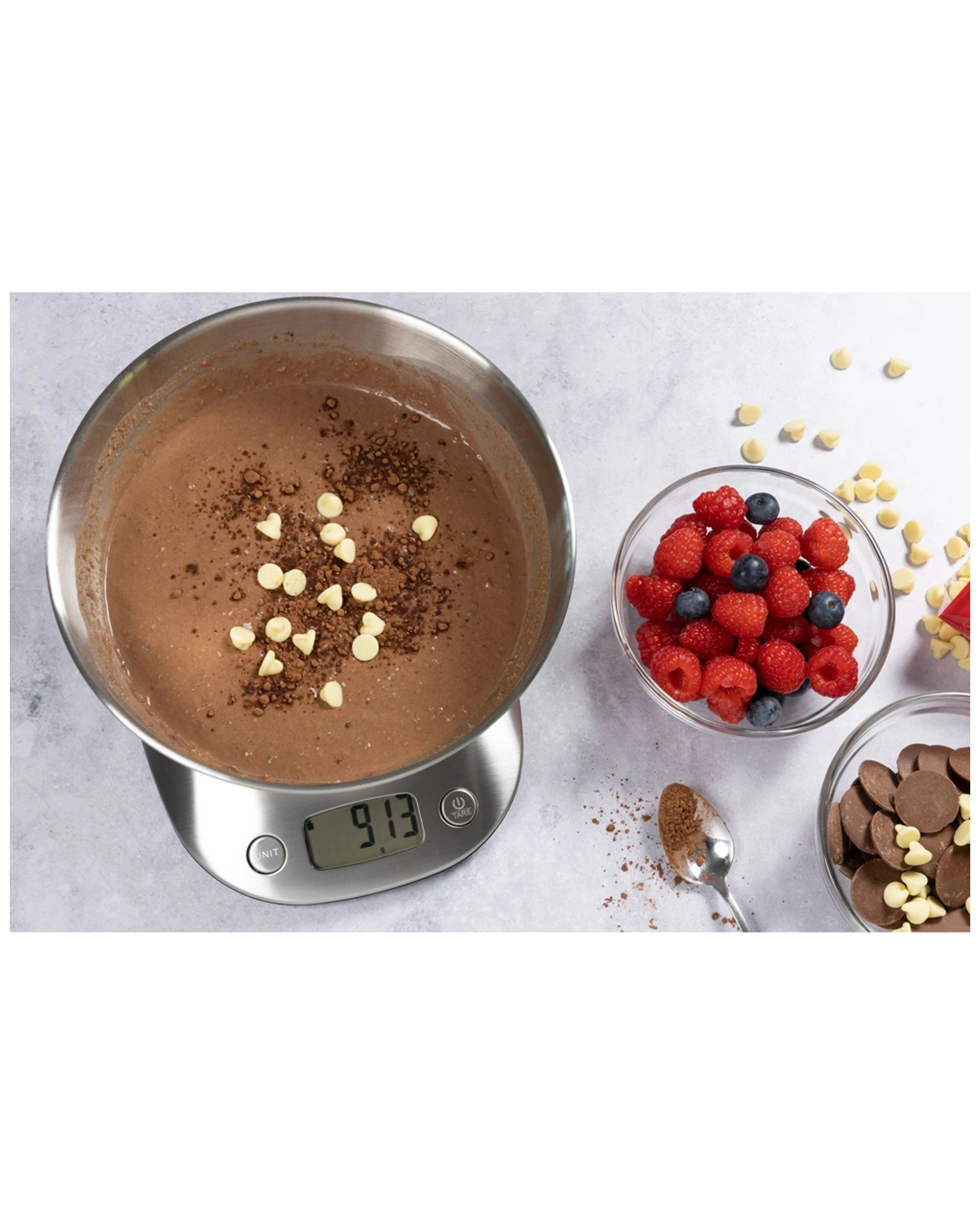 2 Cuisena Digital Kitchen Scale Stainless Steel Bowl 5kg Capacity Tare Function, 2 of 6