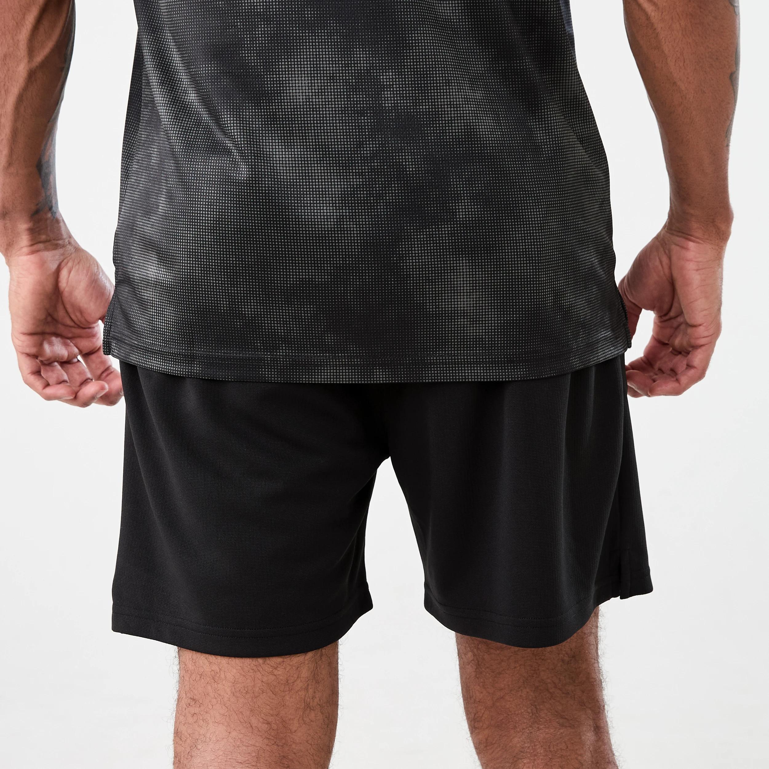 3 Active Mens Comfort Sports Shorts BLACK, 3 of 7