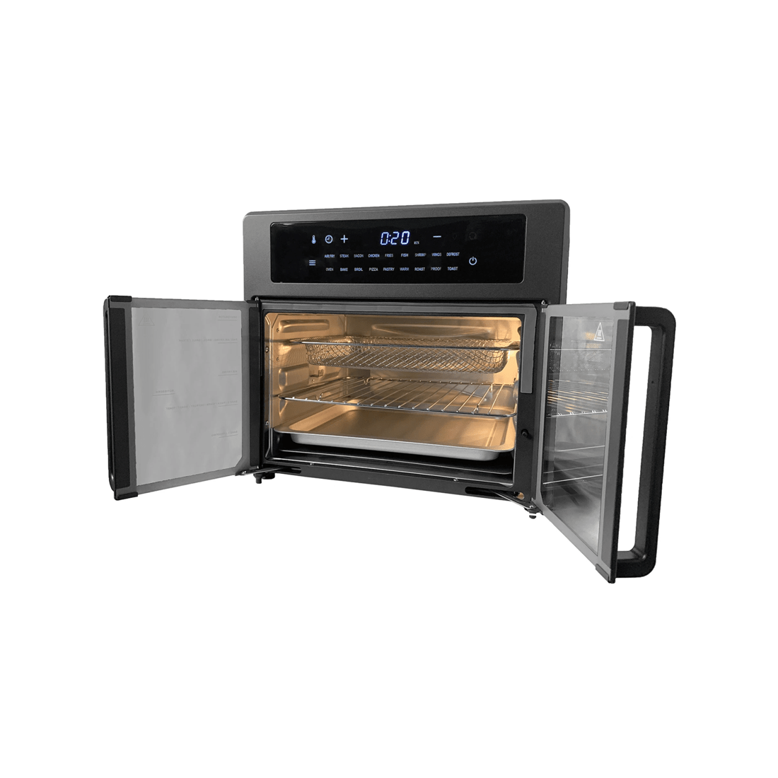 4 Healthy Choice 25L Air Fryer Convection Oven with 360 Cooking & French Doors, 4 of 6