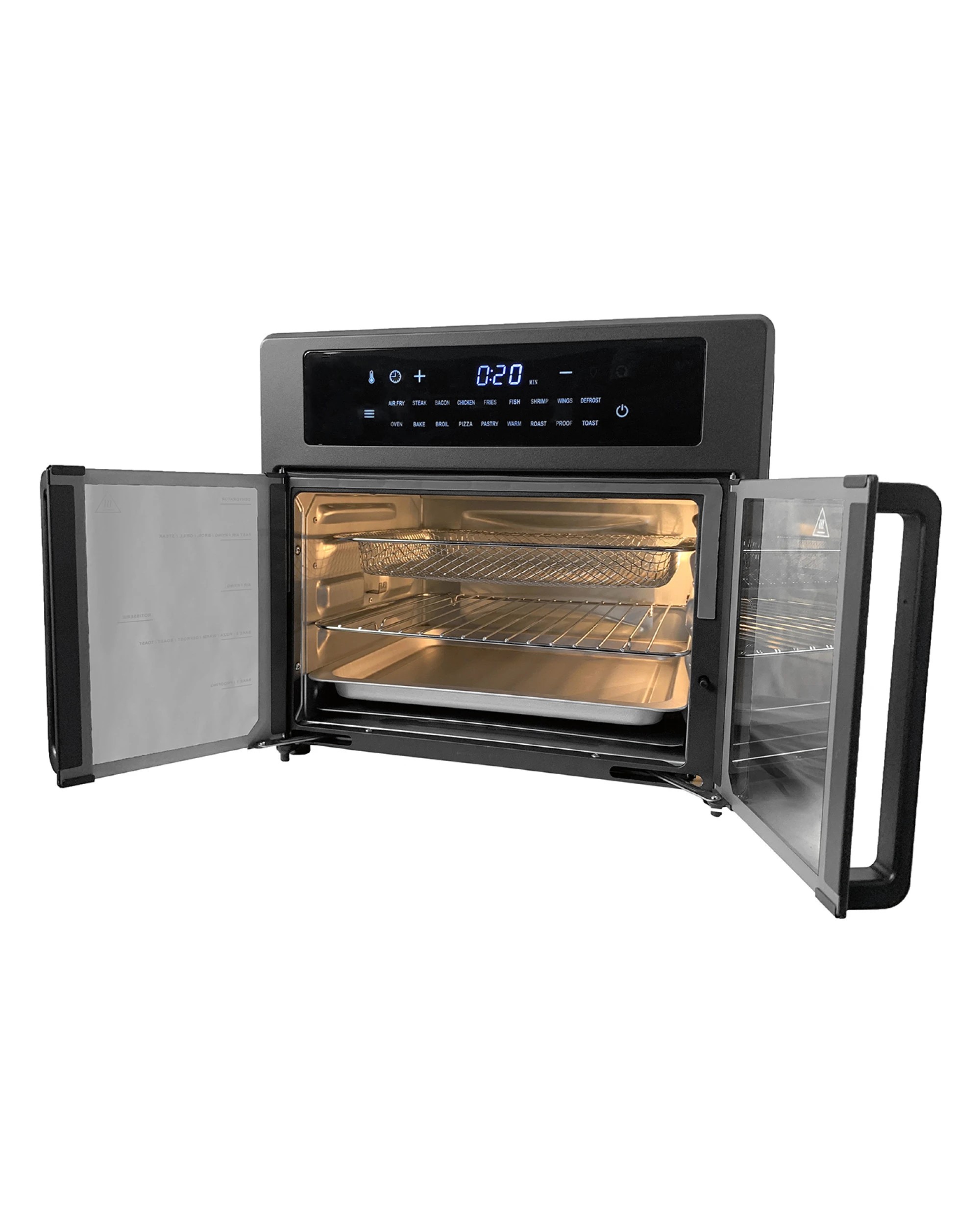 4 Healthy Choice 25L Air Fryer Convection Oven with 360 Cooking & French Doors, 4 of 6