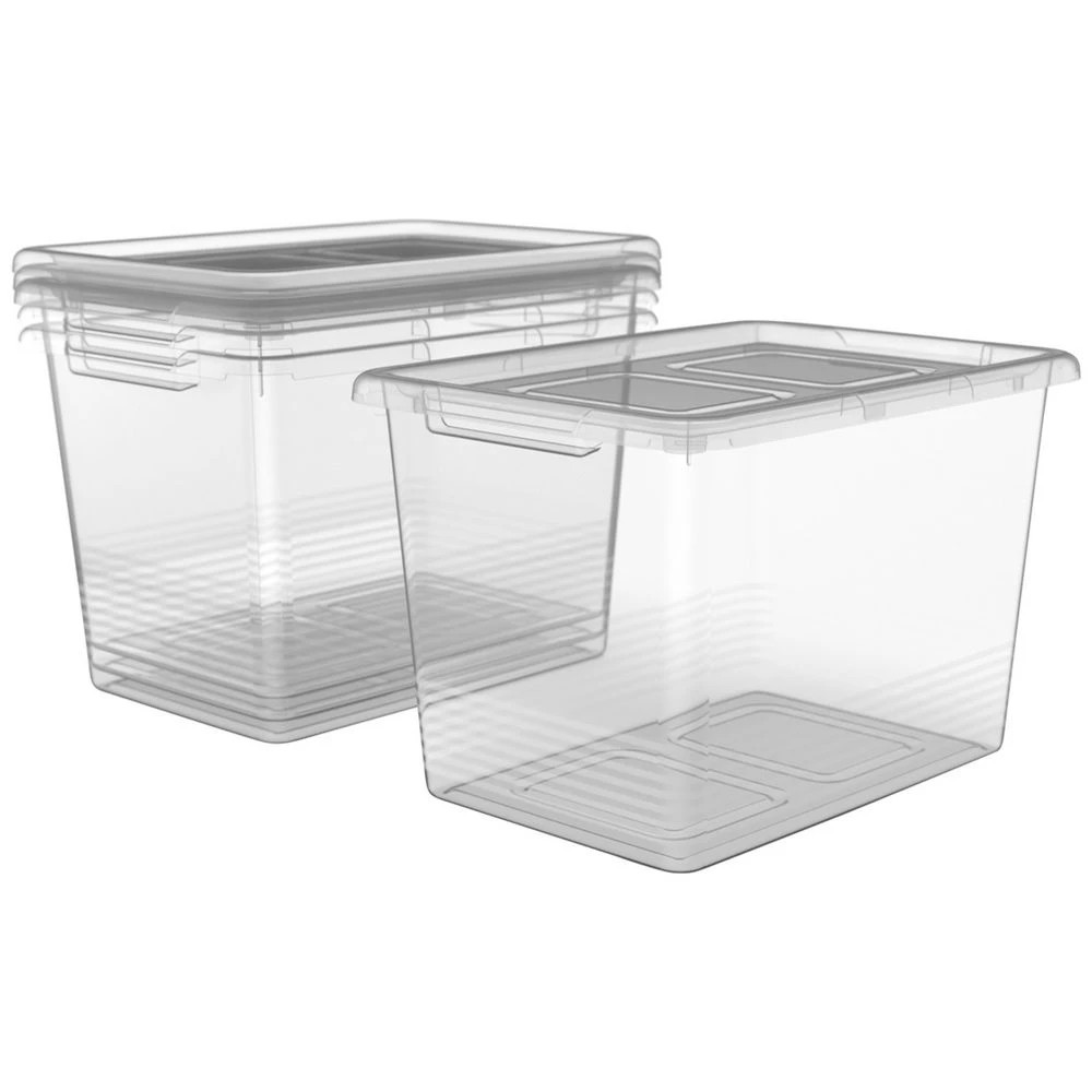 1 J.Burrows 20L Storage Container 4 Pack, 1 of 6