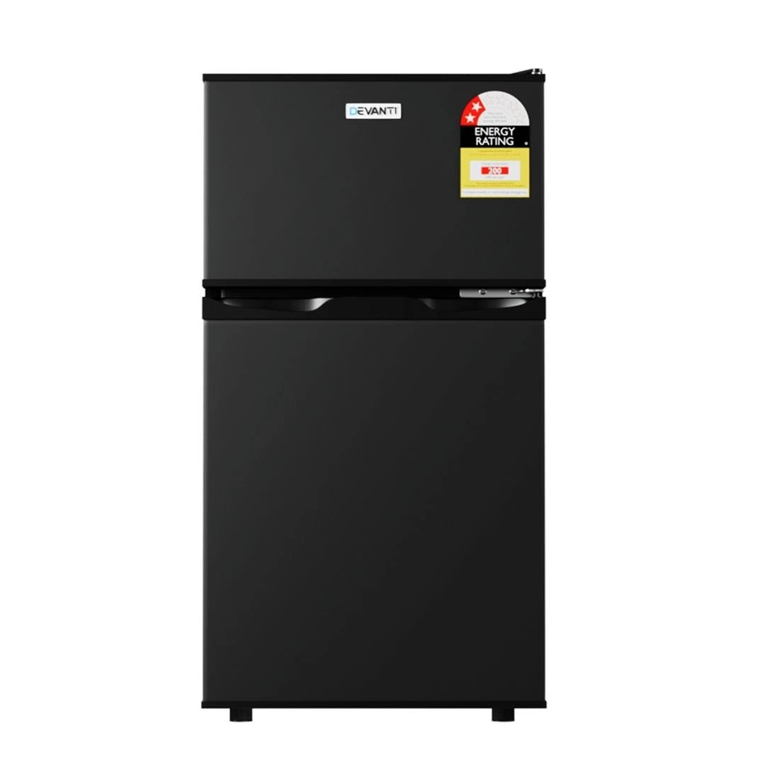 4 Devanti 85L Bar Fridge Mini Freezer Refrigerator - Black, 4 of 7