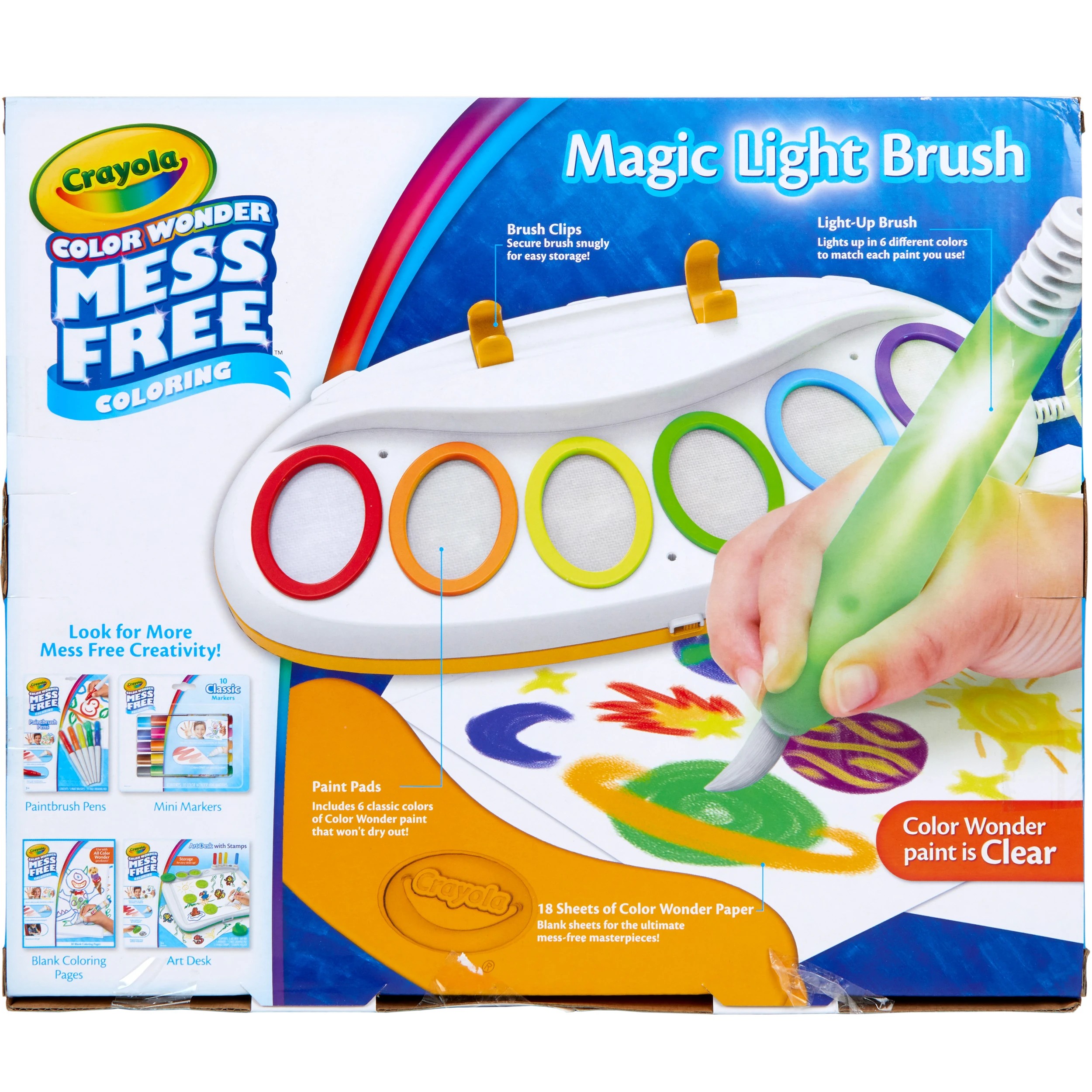 2 3 Pack Crayola Color Wonder Magic Light Brush Set
 - Multi, 2 of 5