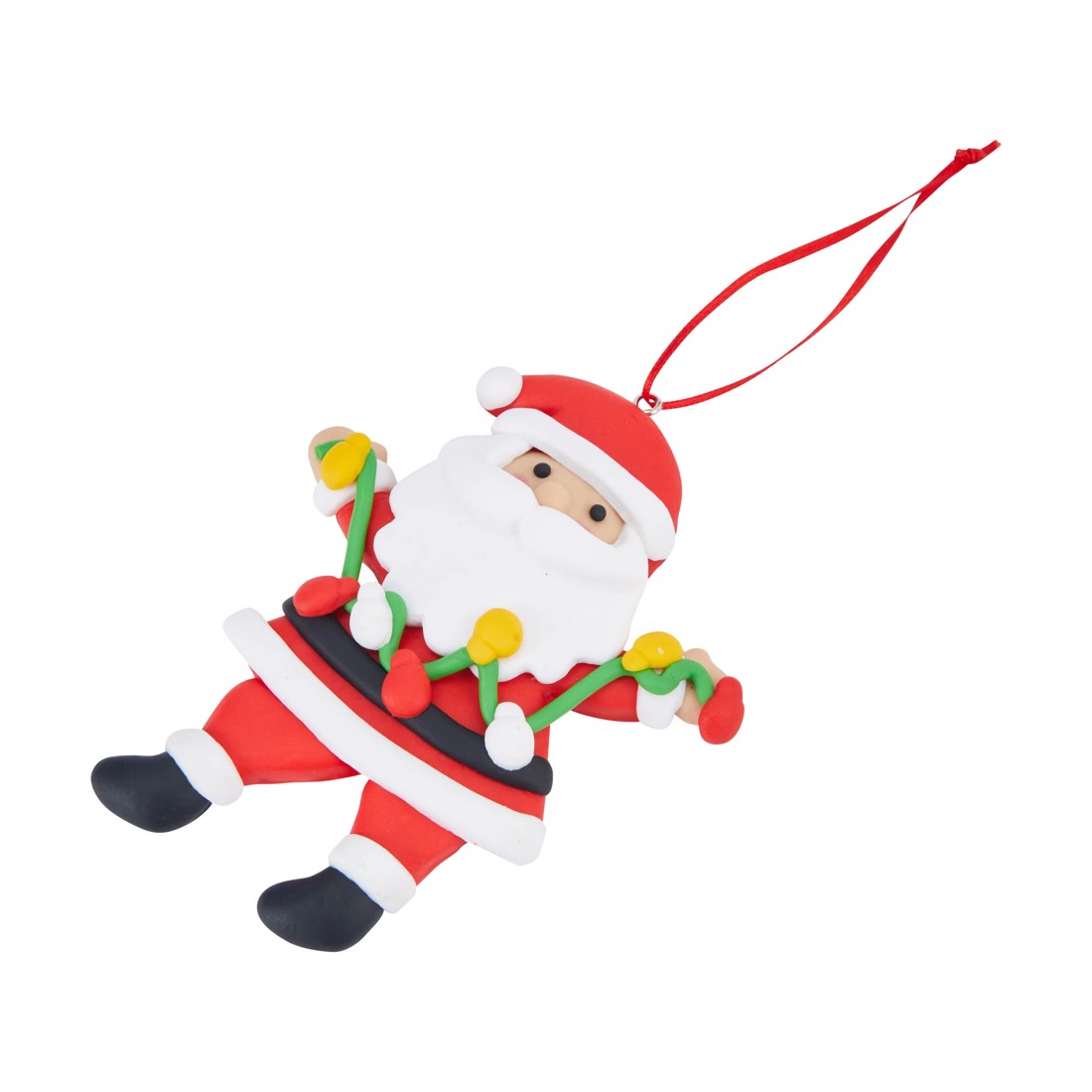 2 Hand Crafted Santa Decoration - Assorted, 2 of 6