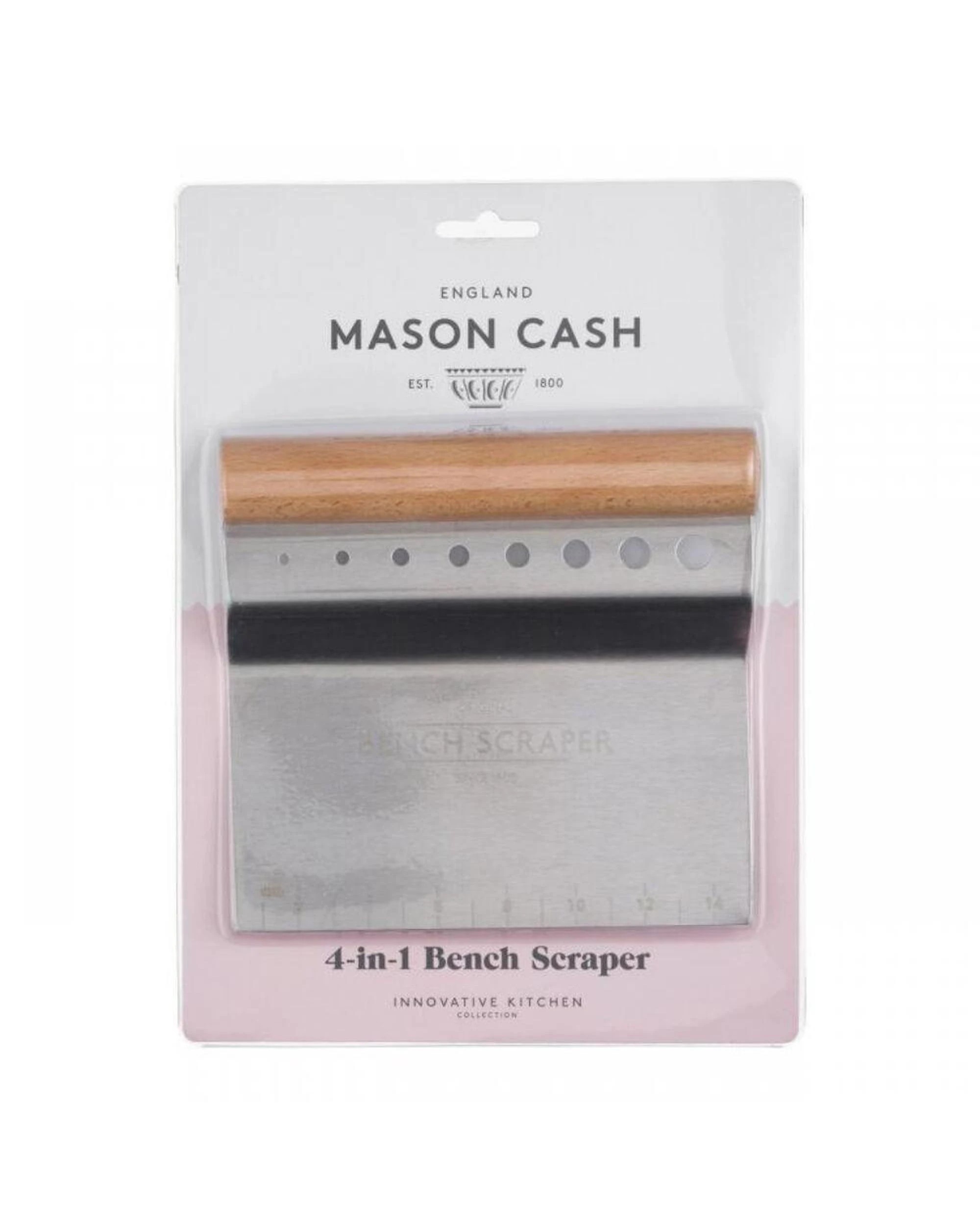 2 Mason Cash Innovative Kitchen 4in1 Bench Scraper Stainless Steel, 2 of 4