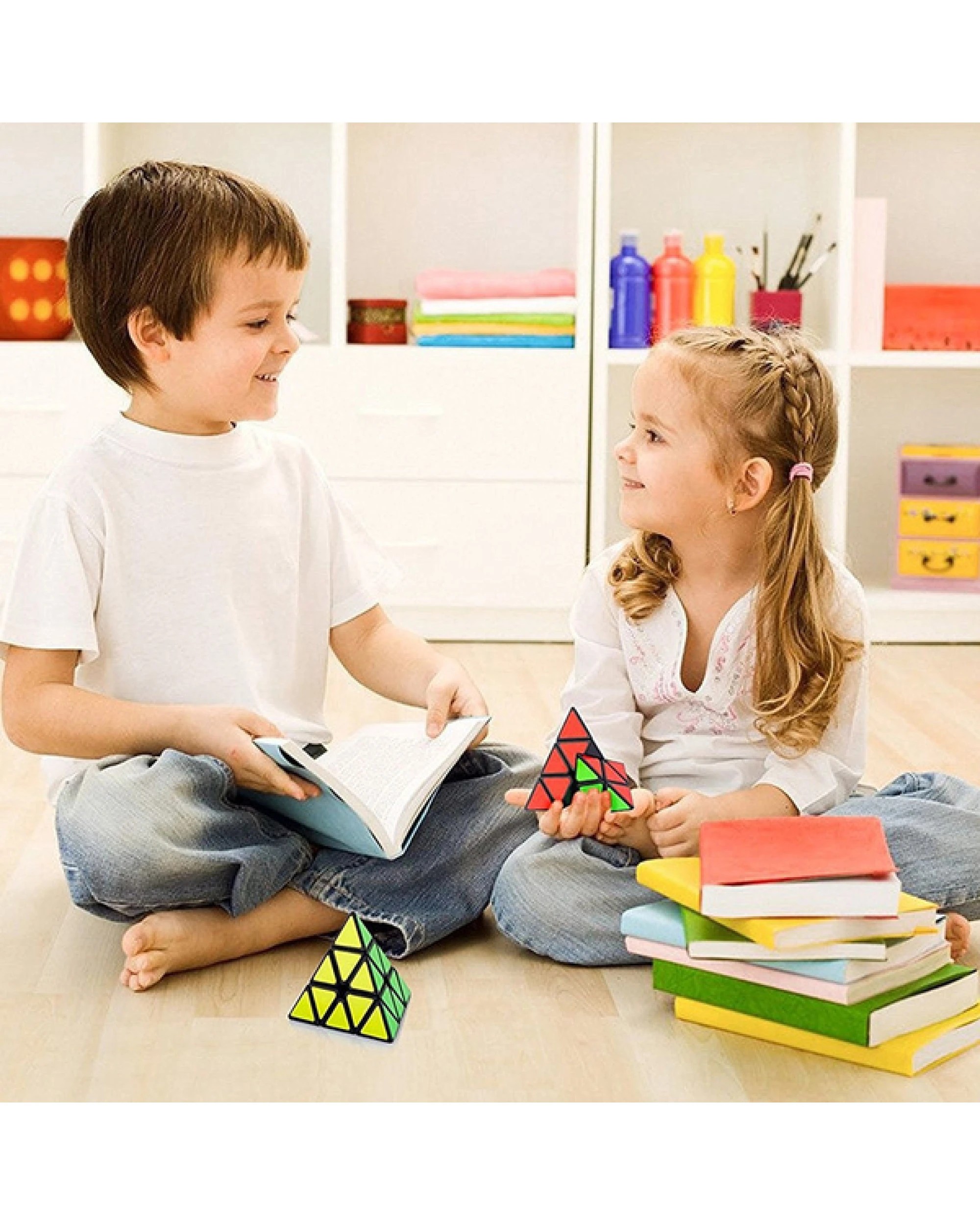 5 BR Home Triangle Speed Cube Puzzle for Brain Teaser Fun, 5 of 8