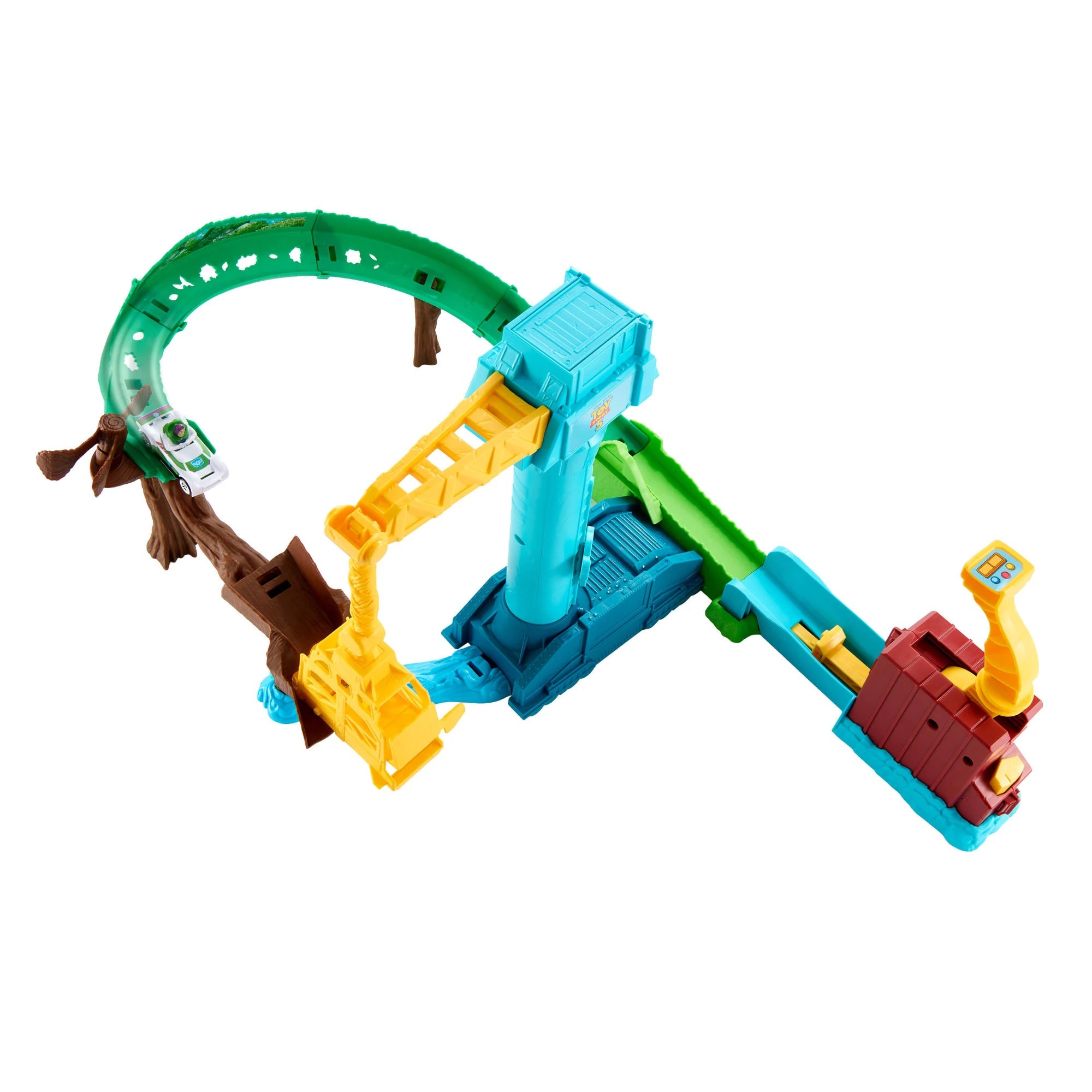 3 Hot Wheels Superstar Speeders Hi-Tech Buzz Lightyear’s Star Command Adventure Track Set, 3 of 6