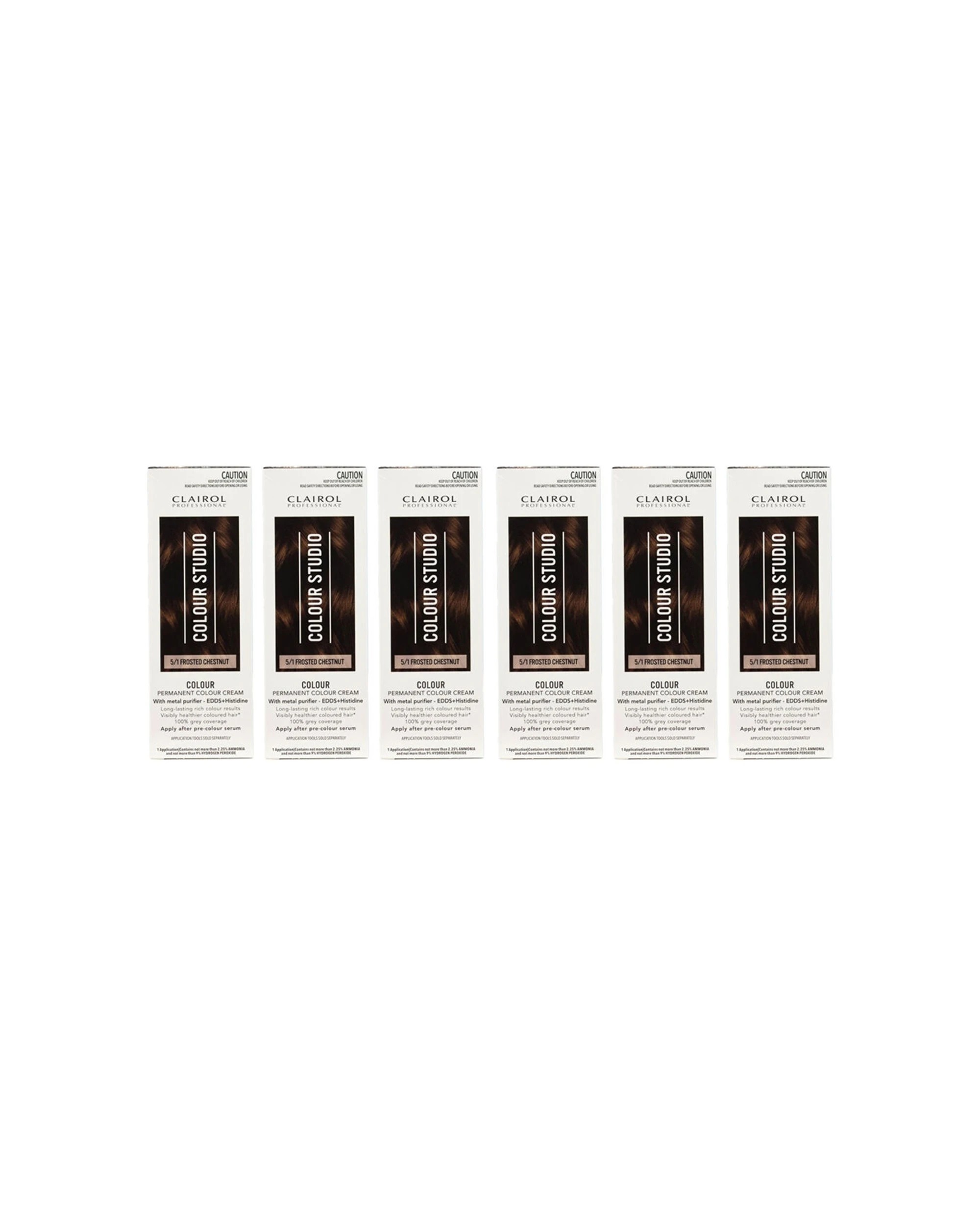 1 Clairol 6PK Professional Permanent Hair Colour Permanent Hair Dye Complete Coverage - Brown, 1 of 5