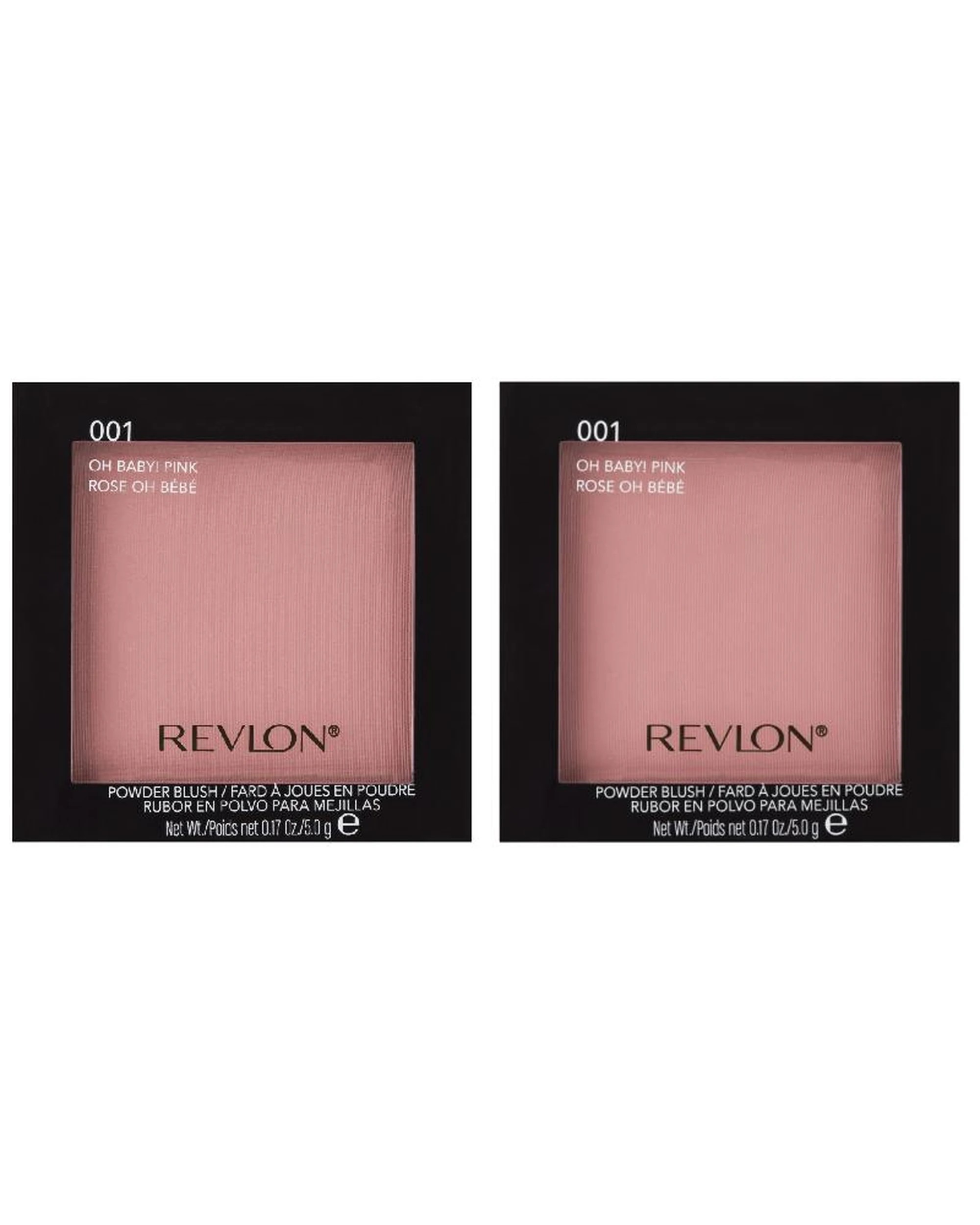 1 2 x Revlon Powder Blush 5g - 001 Oh Baby Pink, 1 of 1