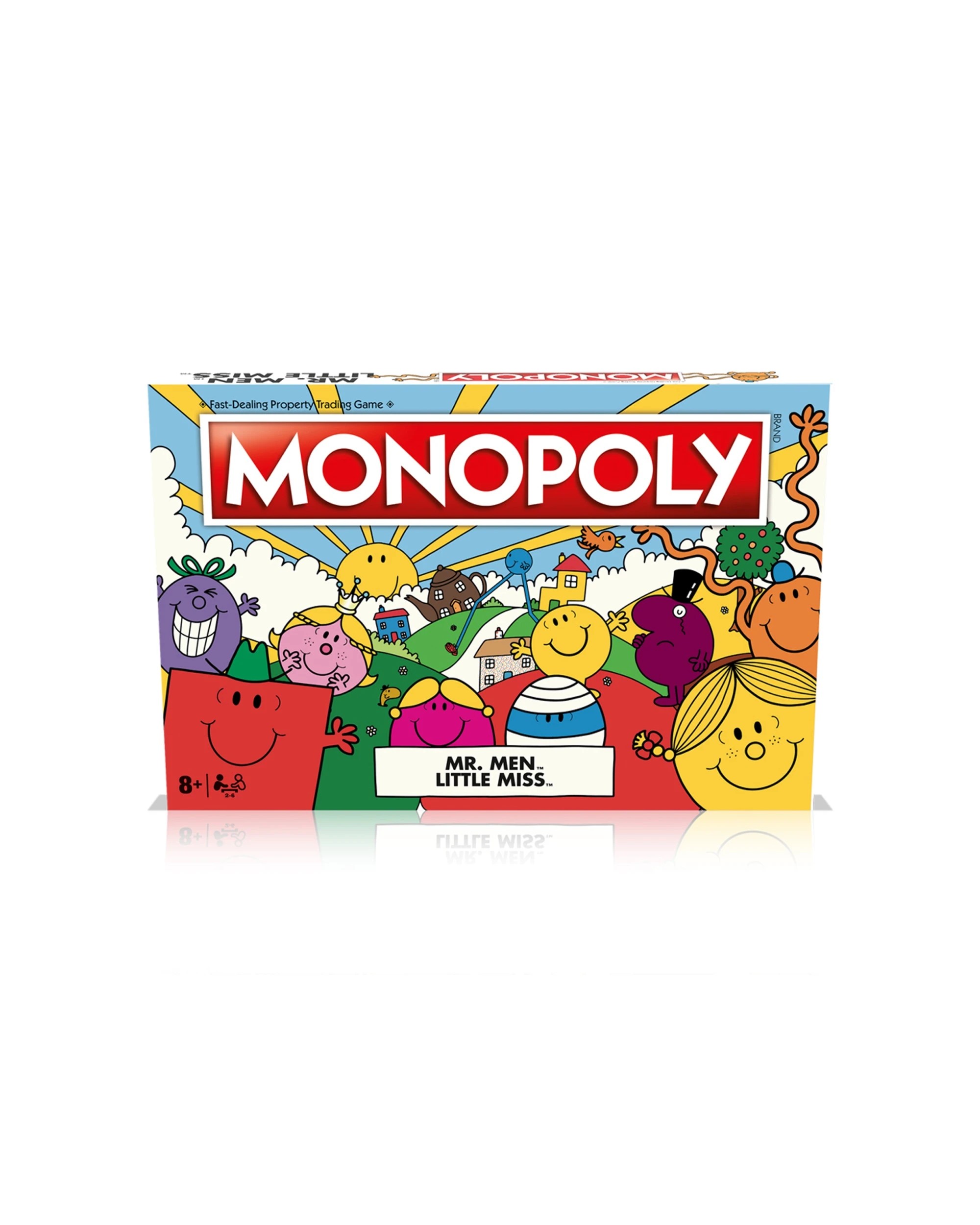 6 MONOPOLY Mr Men and Little Miss Kids Family Tabletop Themed Board Game - Multi, 6 of 6
