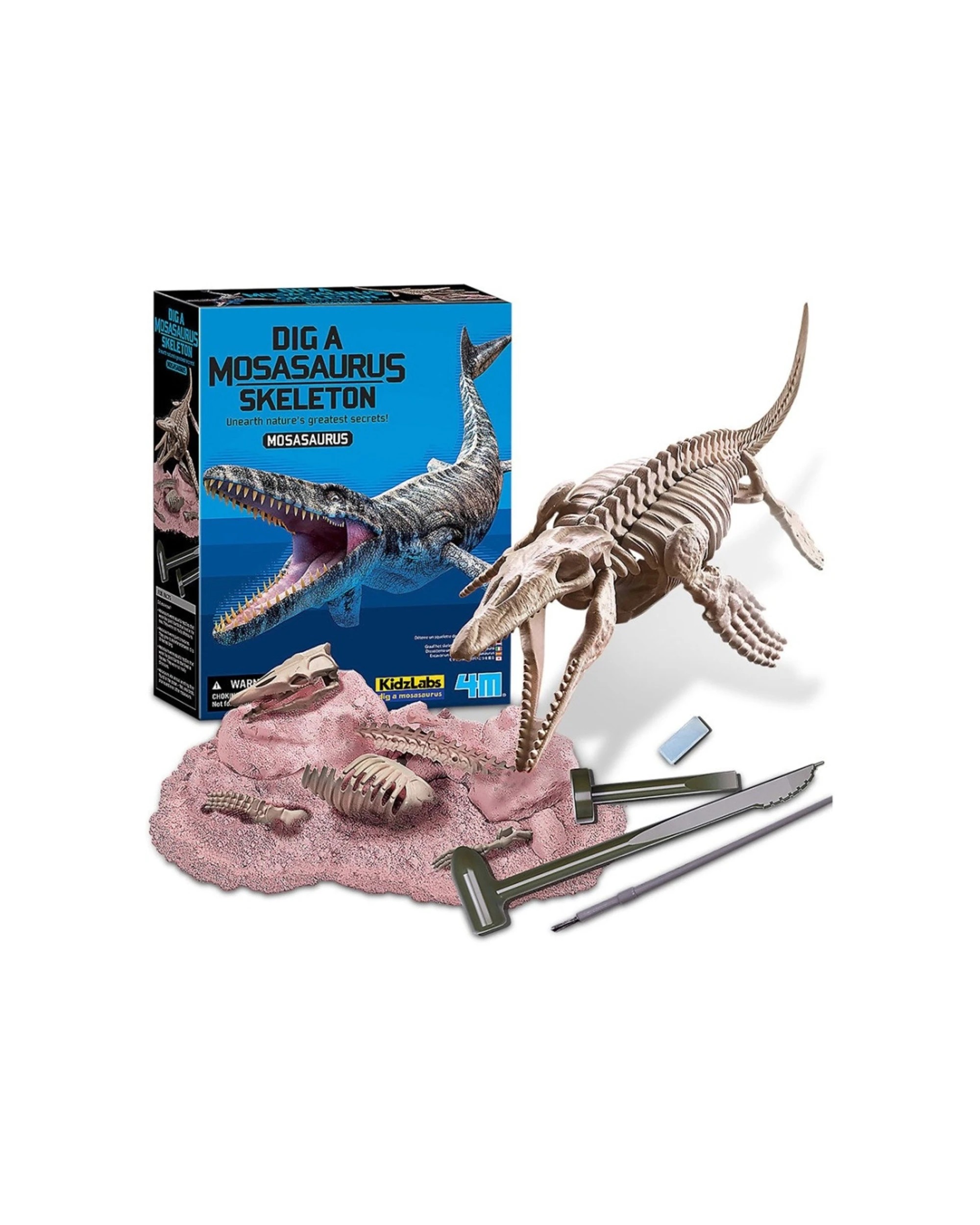 2 4M KidzLabs Dig a Mosasaurus Skeleton Educational Kids Activity Toy, 2 of 3