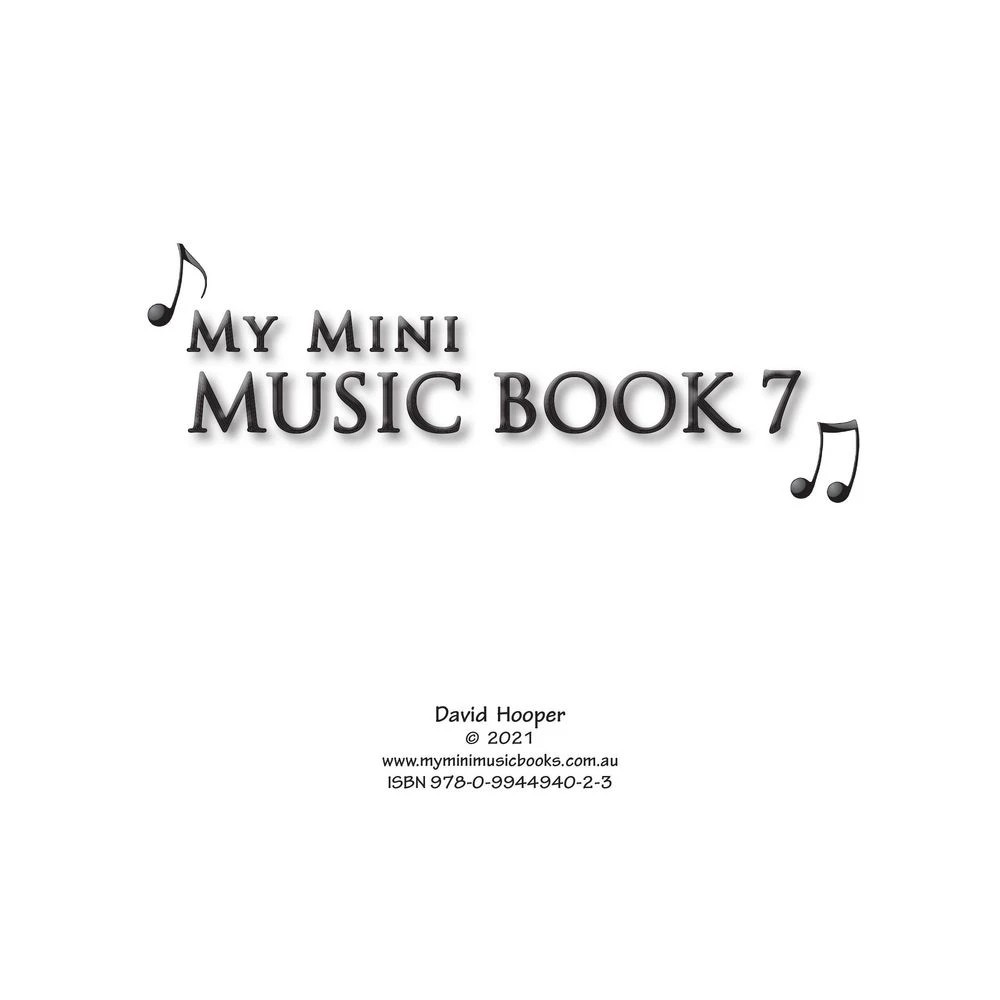 2 My Mini Music Book 7, 2 of 5
