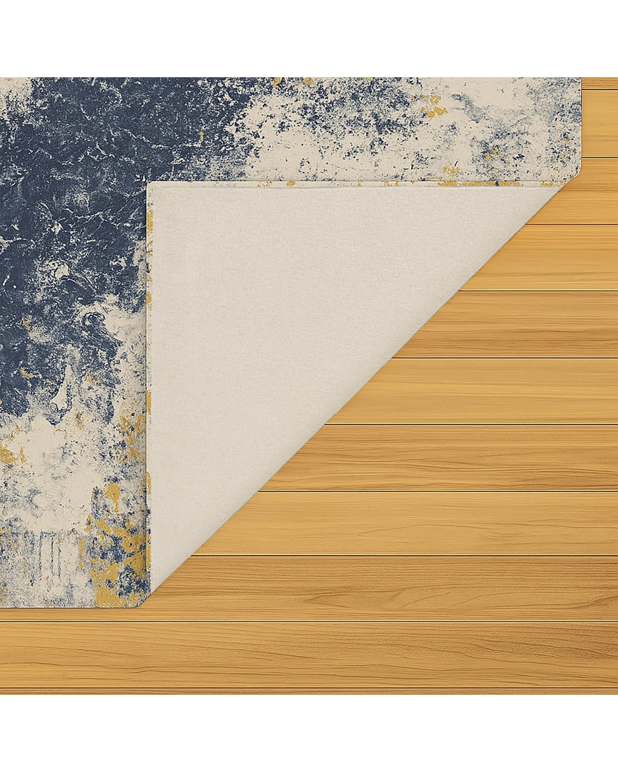 5 Urban Style Abstract Printed Microfibre Rug 6mm Pile Canvas Backing 160x240cm - Multi, 5 of 5