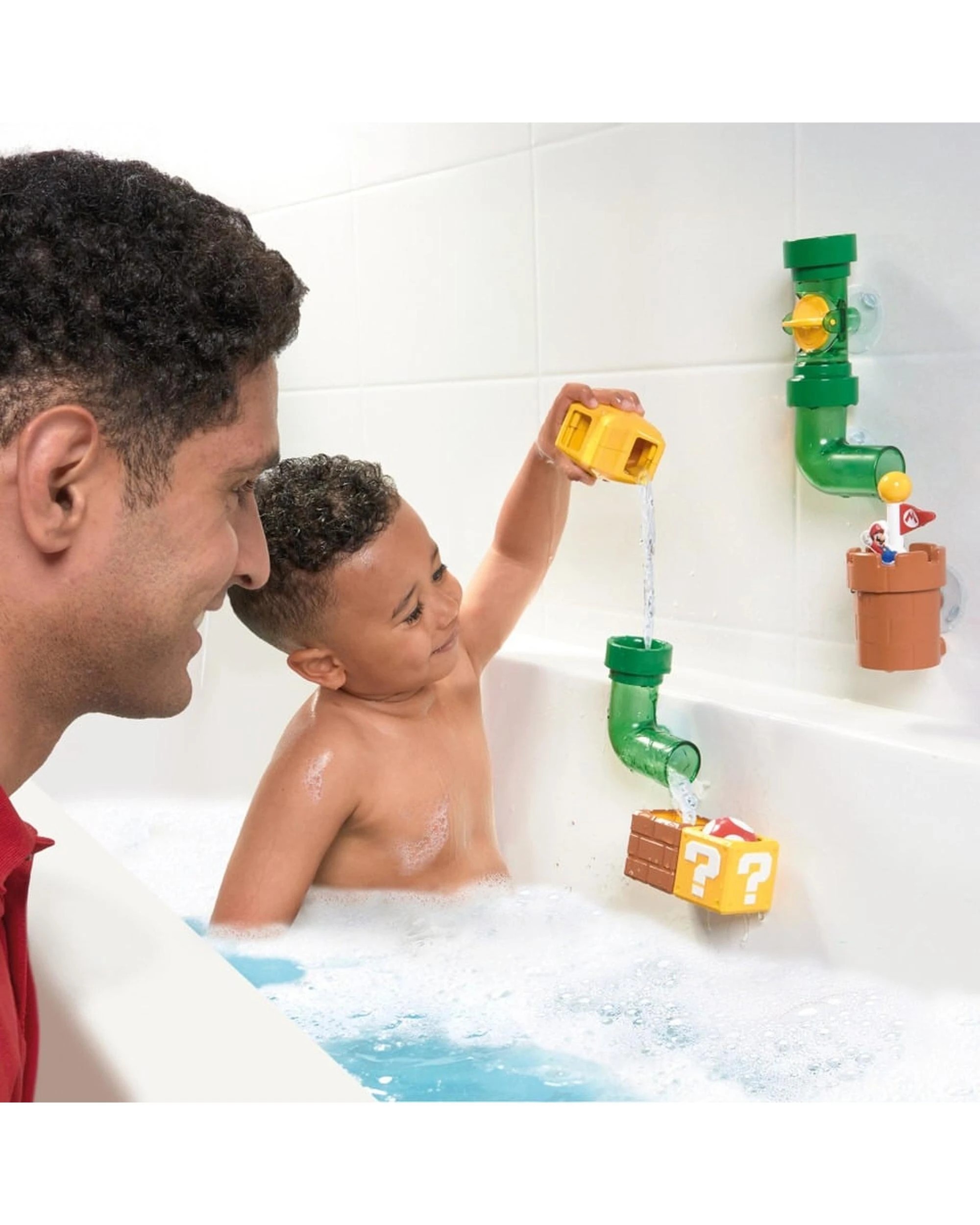 6 Tomy Toomies My Mario Bath Pipes Playset, 6 of 7