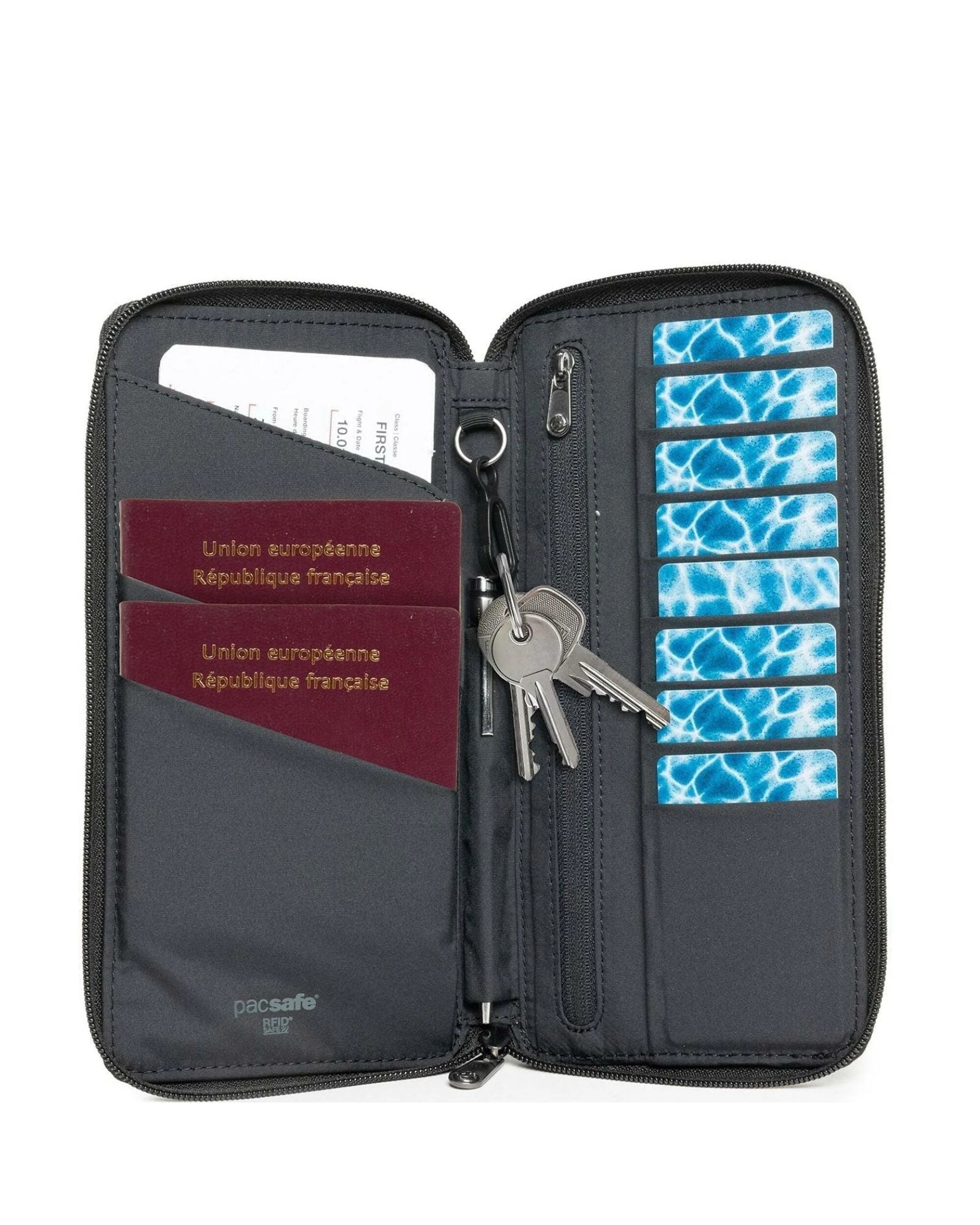 2 PacSafe RFIDsafe Travel Wallet S25 - Jet - Black, 2 of 2