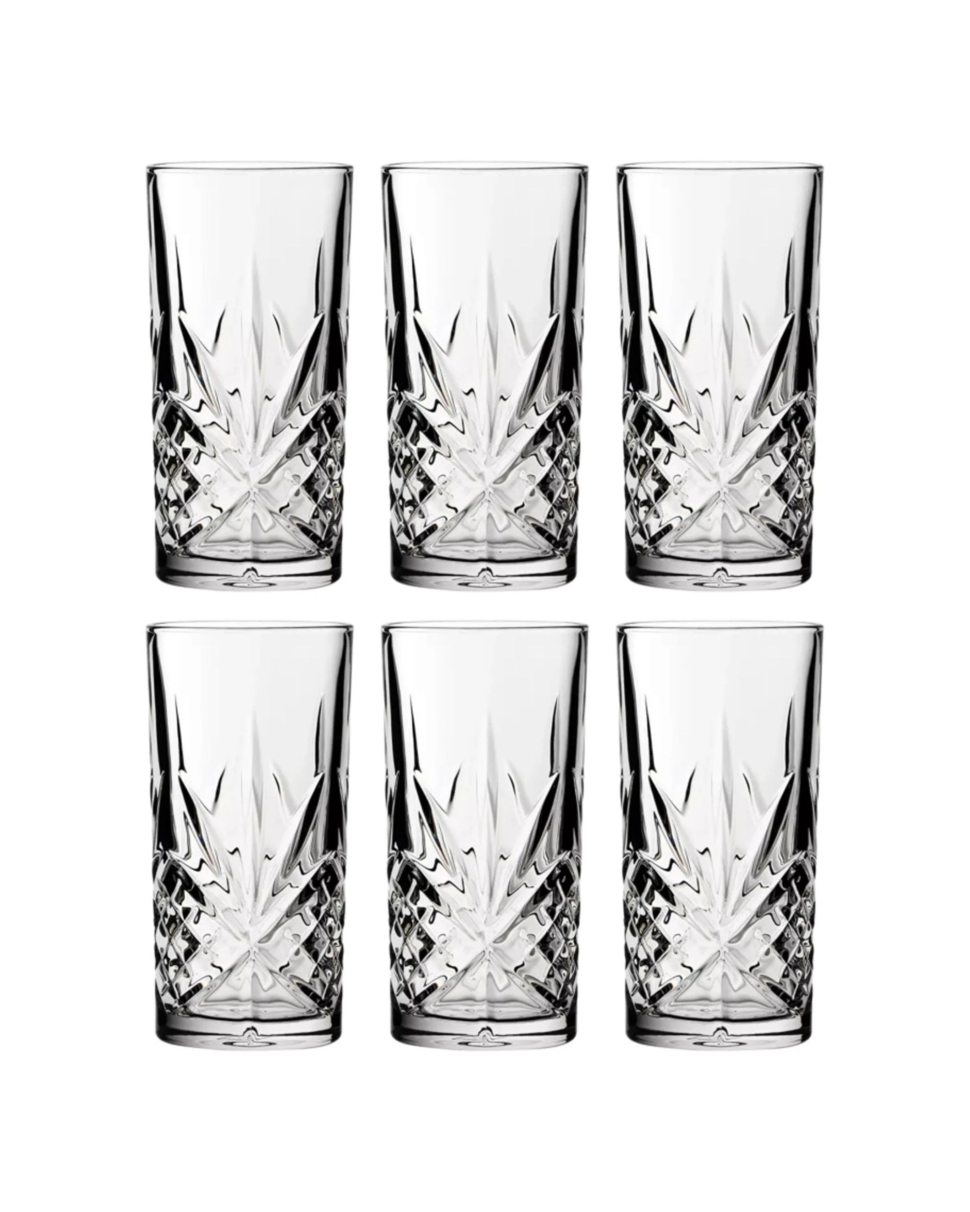 1 Crown 6PK Symphony Hiball Tumbler Drinkware 450mL - Clear, 1 of 3