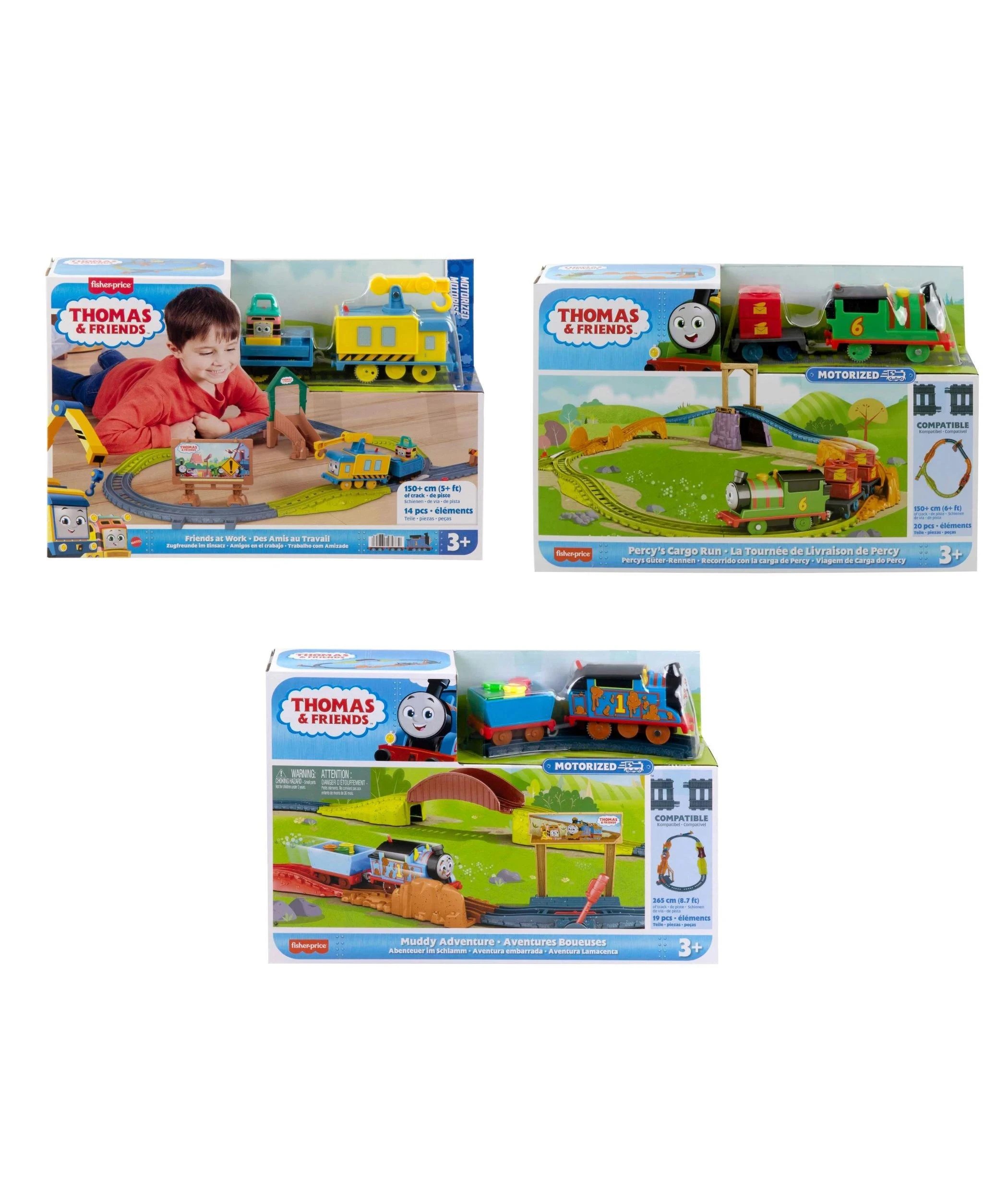 1 Thomas & Friends Motorised Train Track Set - Assorted* - Multi, 1 of 5