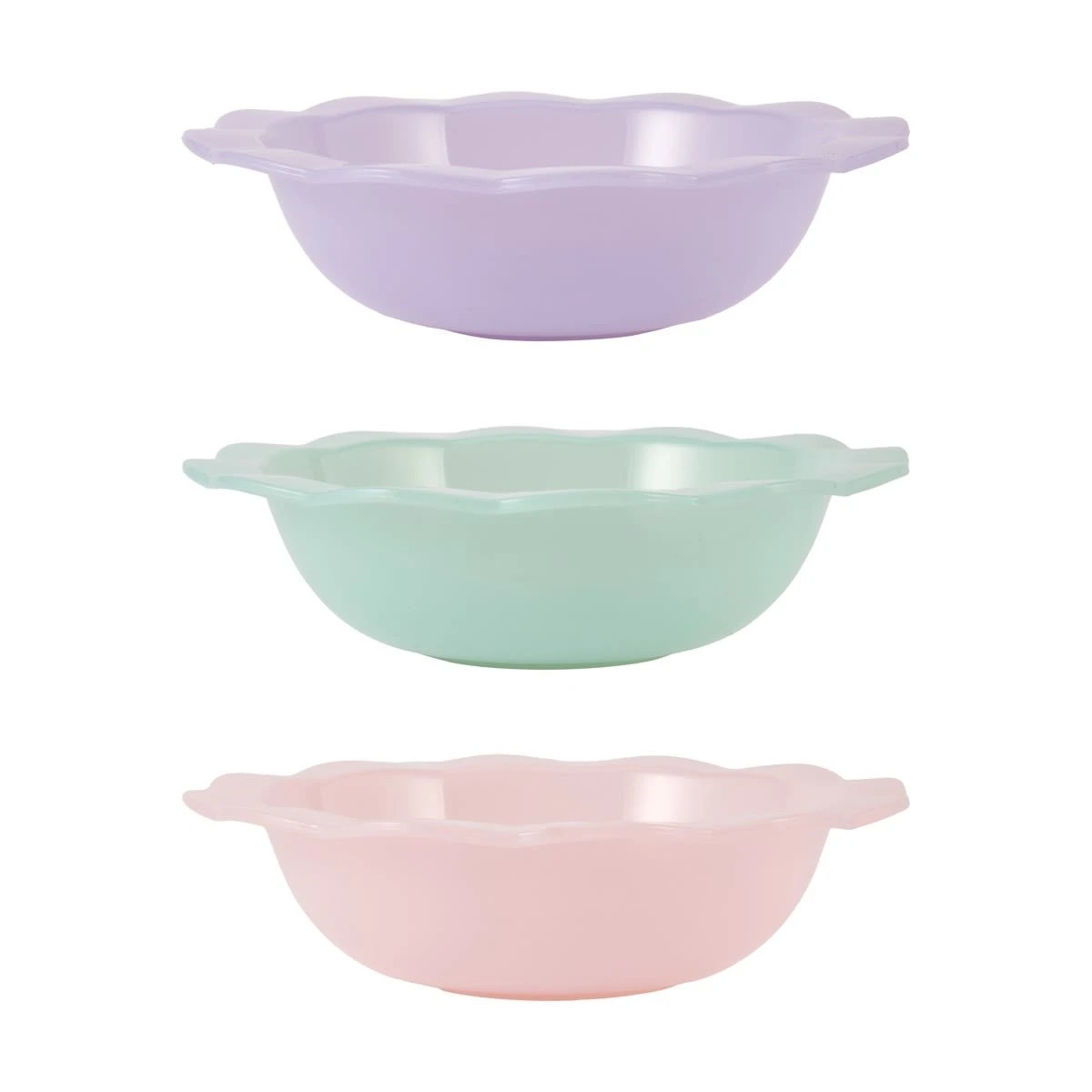 2 6 Piece Reusable Pastel Coloured Bowls, 2 of 4