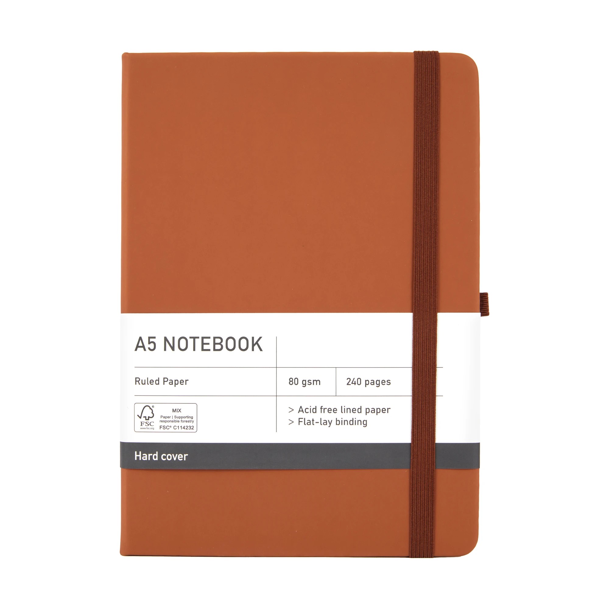 5 A5 Notebook - Tan, 5 of 5