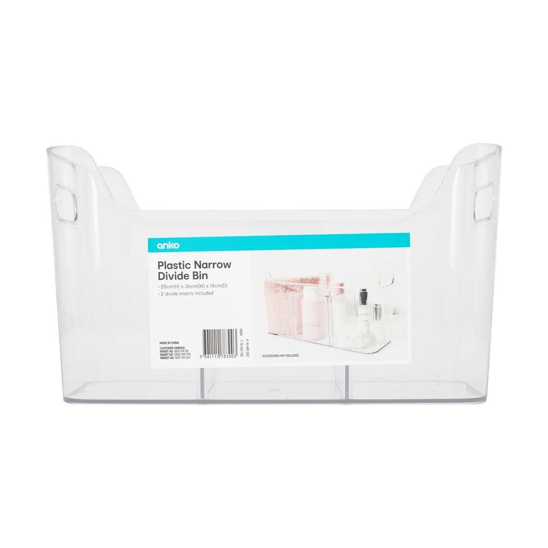 10 Plastic Narrow Divide Bin, 10 of 10