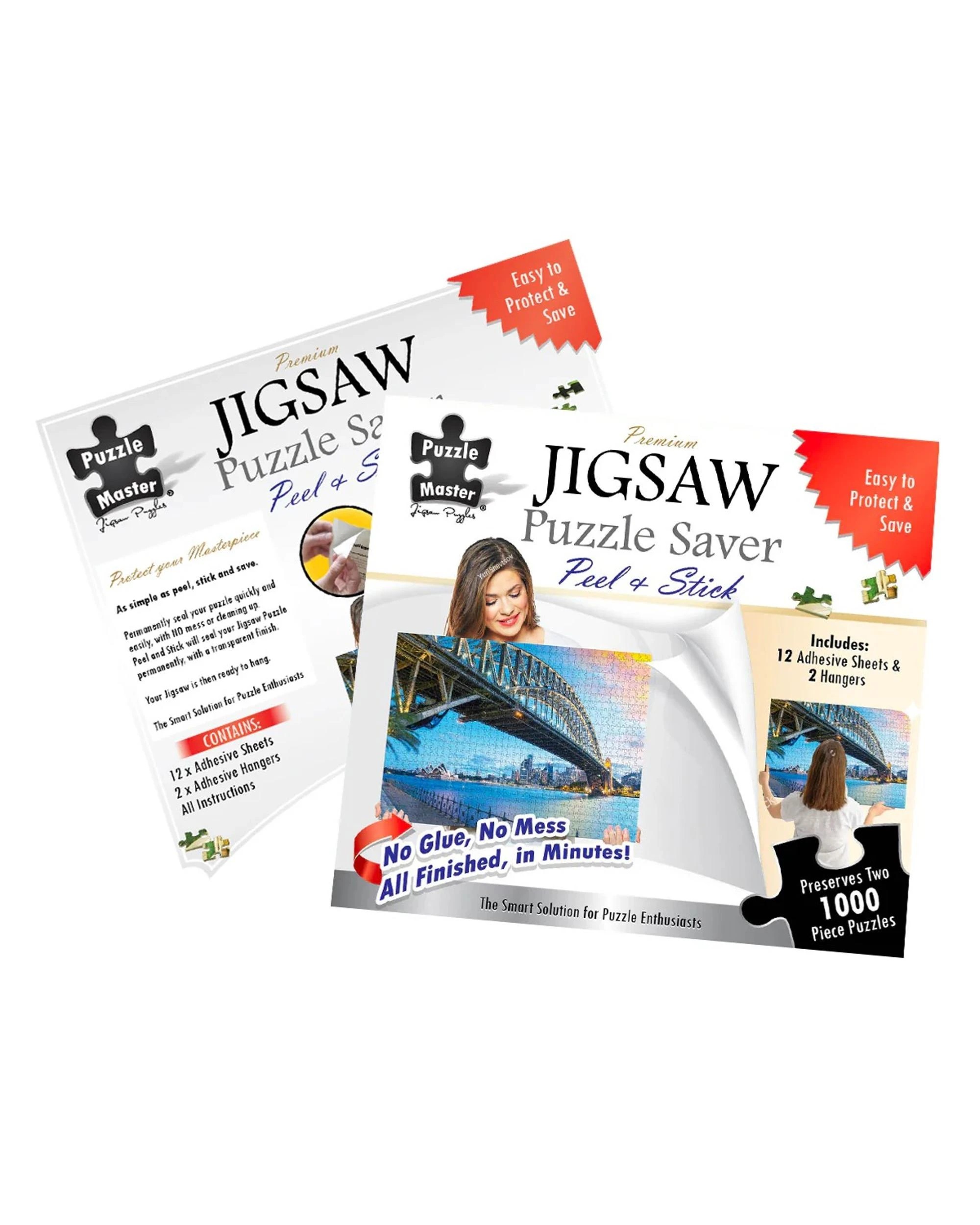 1 Puzzle Master Premium Peel and Stick Jigsaw Puzzle Saver, 1 of 1