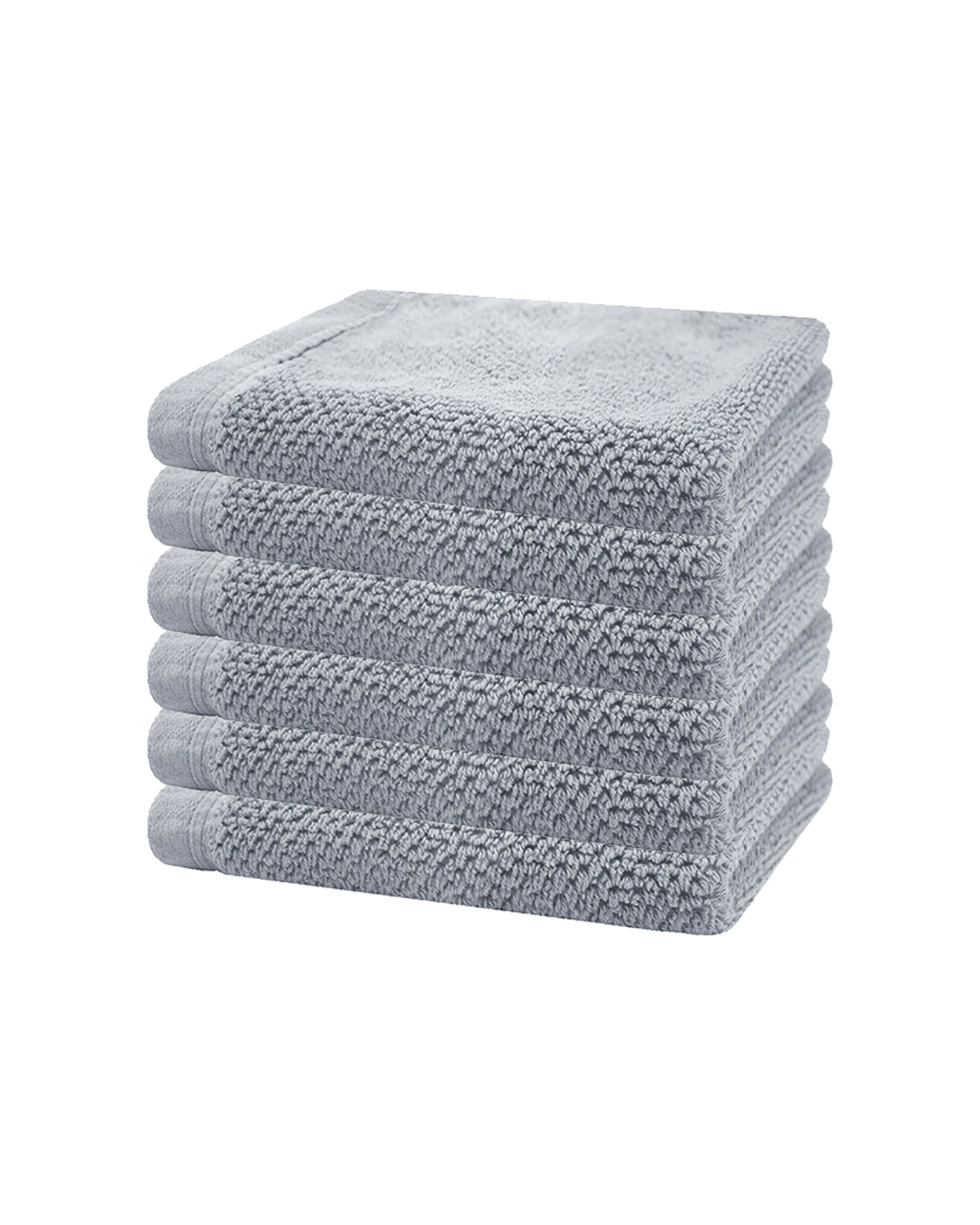 1 Bambury Home Living Ultra soft Angove Face Washer Dream Cotton Woven 6pc - Multi, 1 of 1