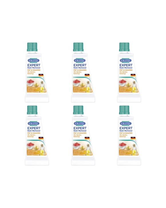 Dr Beckmann 6PK Stain Devils Fats and Sauces Laundry Detergent 6 Pack Liquid Cleaner. - Multi
