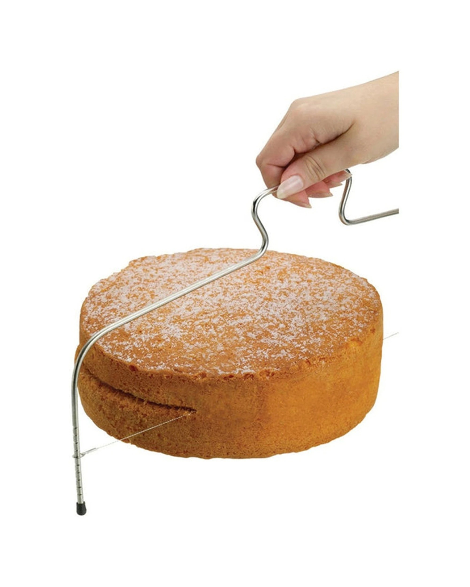 3 Mastercraft Adjustable Cake Cutting Wire Carbon Steel Cake Leveler - Plain, 3 of 3