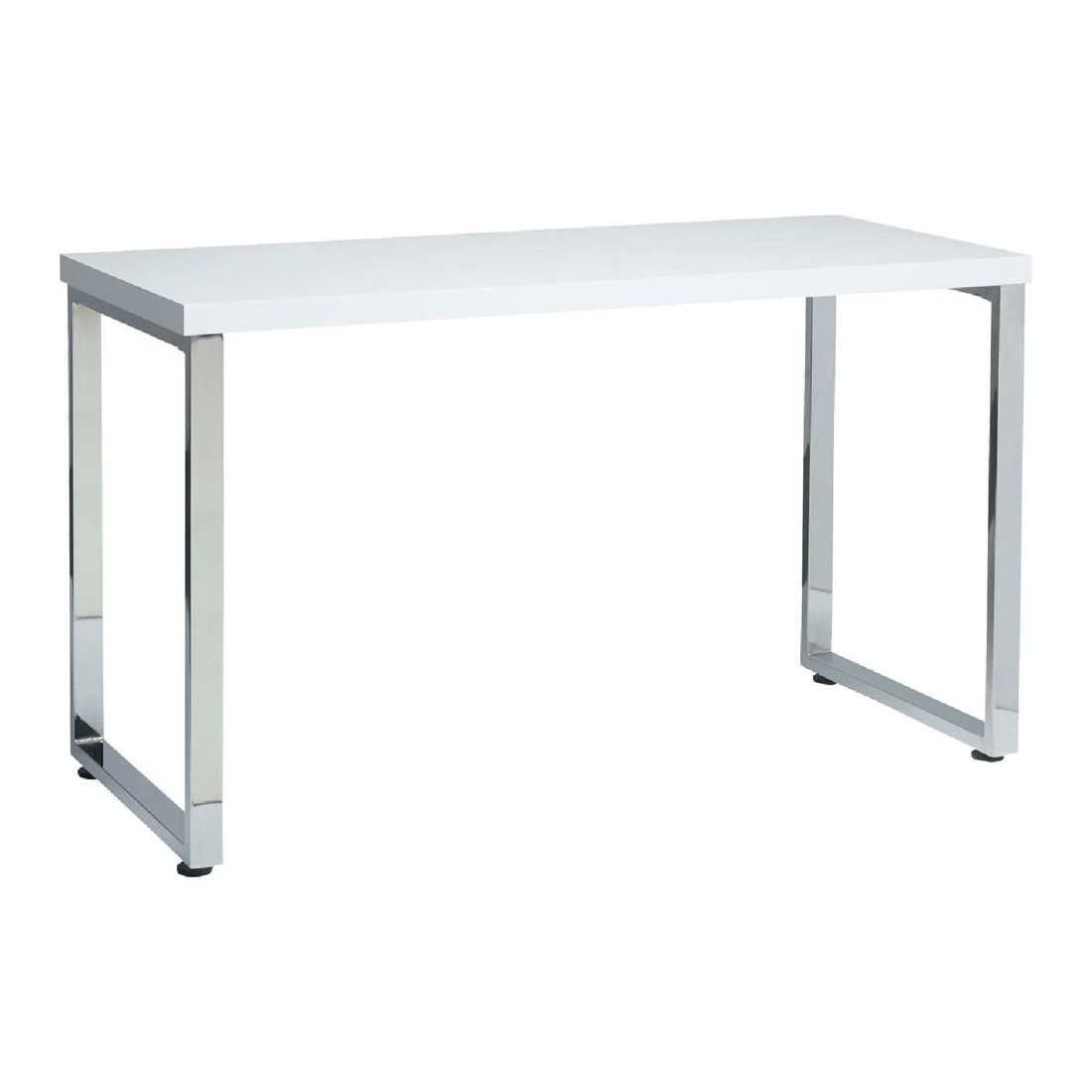 1 Contour Home Office Study 1400mm High Gloss Desk, 1 of 9