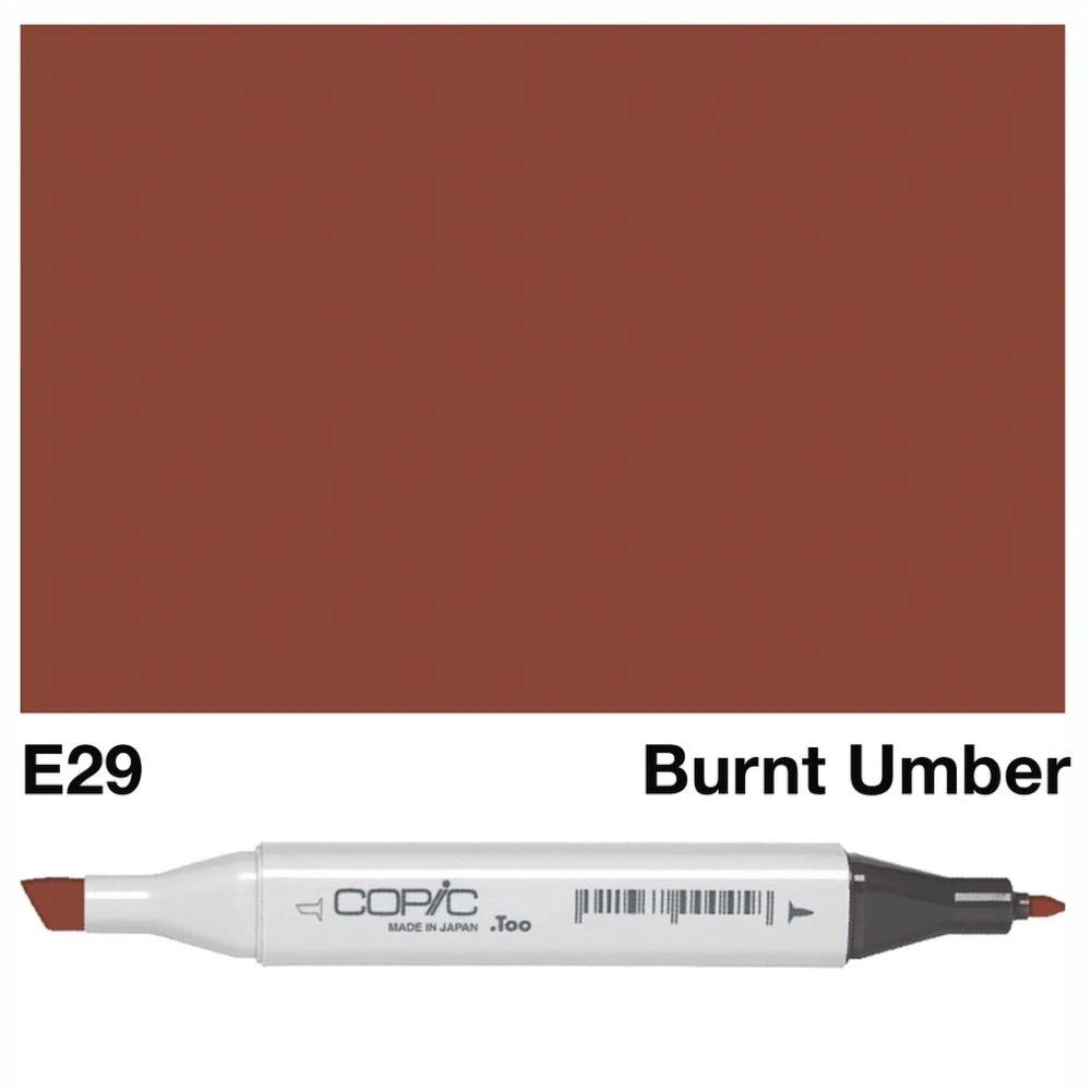 3 Copic Classic Original Dual Nib Marker E29 Burnt Umber, 3 of 3