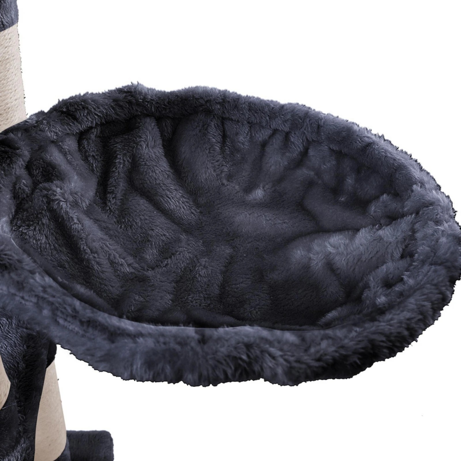 4 Beastie Cat Tree Scratching Post Scratcher Tower Condo House Furniture Wood 141CM - Grey, 4 of 6