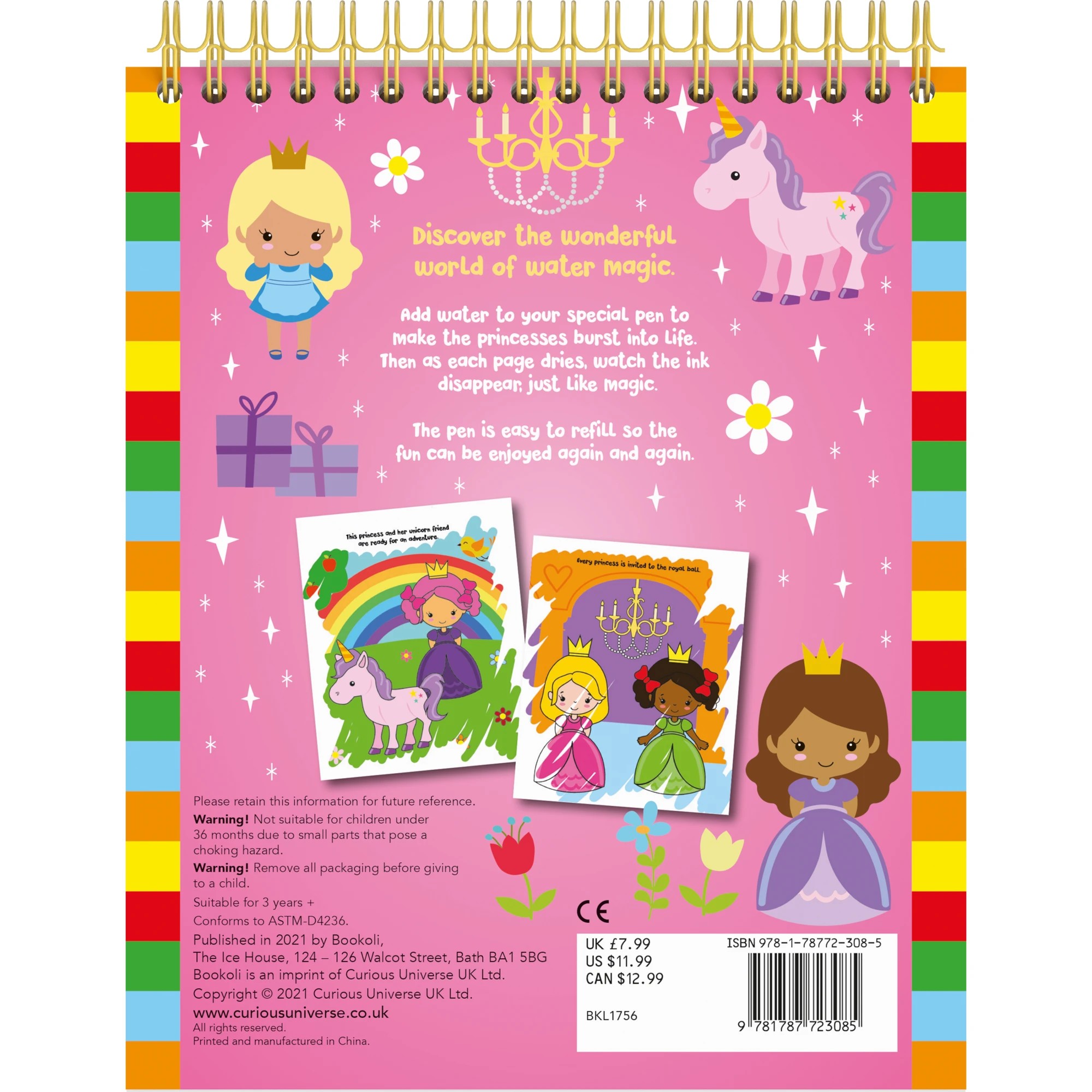 4 Mess Free Magic Painting: Princesses - Book, 4 of 4