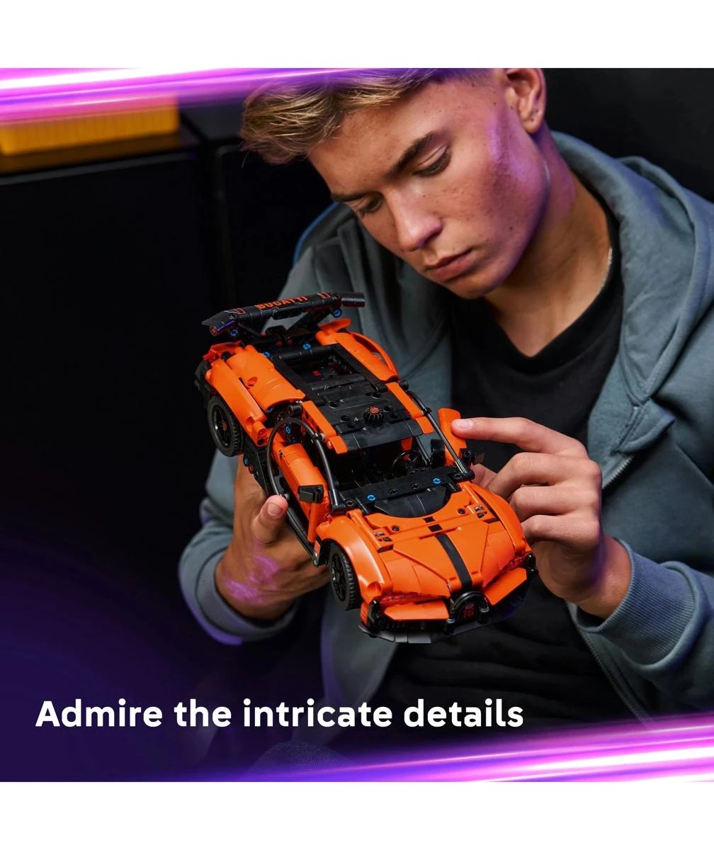 6 LEGO Technic Bugatti Chiron Pur Sport Hypercar 42222, 6 of 10