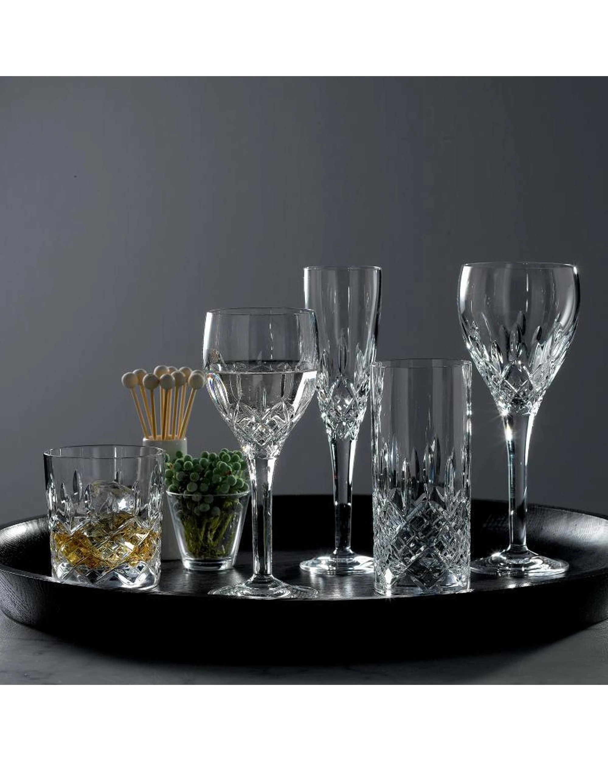 3 Royal Doulton Highclere Premium Crystal Wine Glass 220ml Set of 4 Glasses - Clear, 3 of 4
