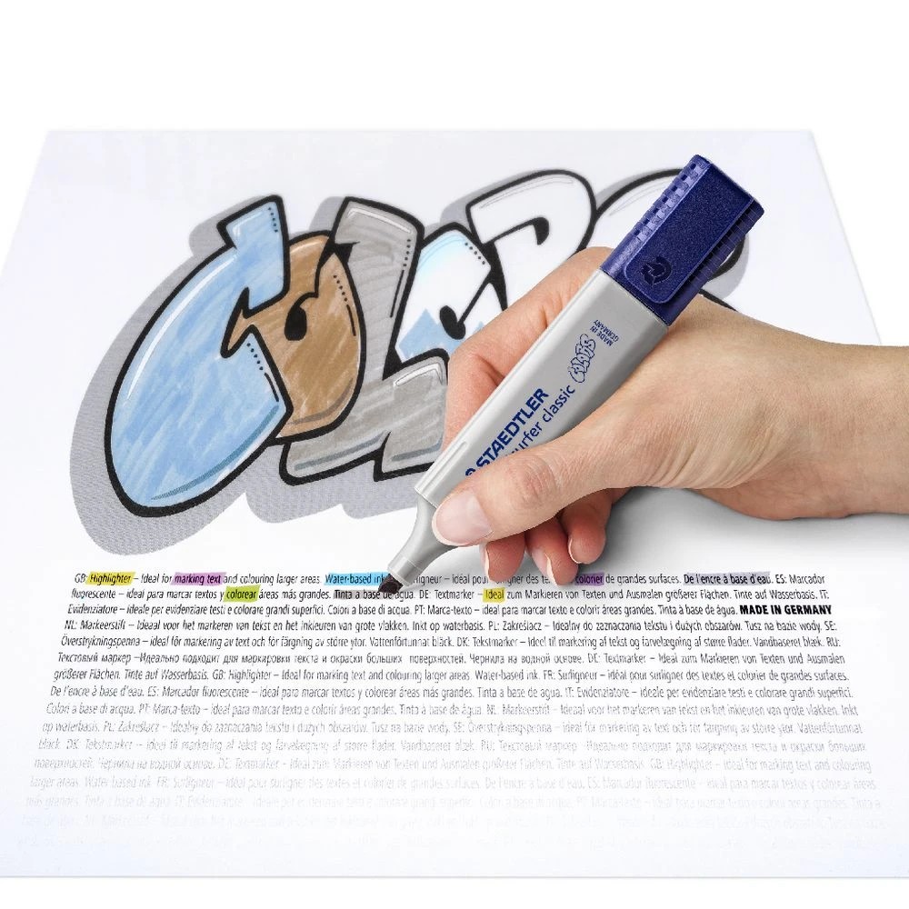 6 Staedtler Textsurfer Highlighter Light Grey, 6 of 9