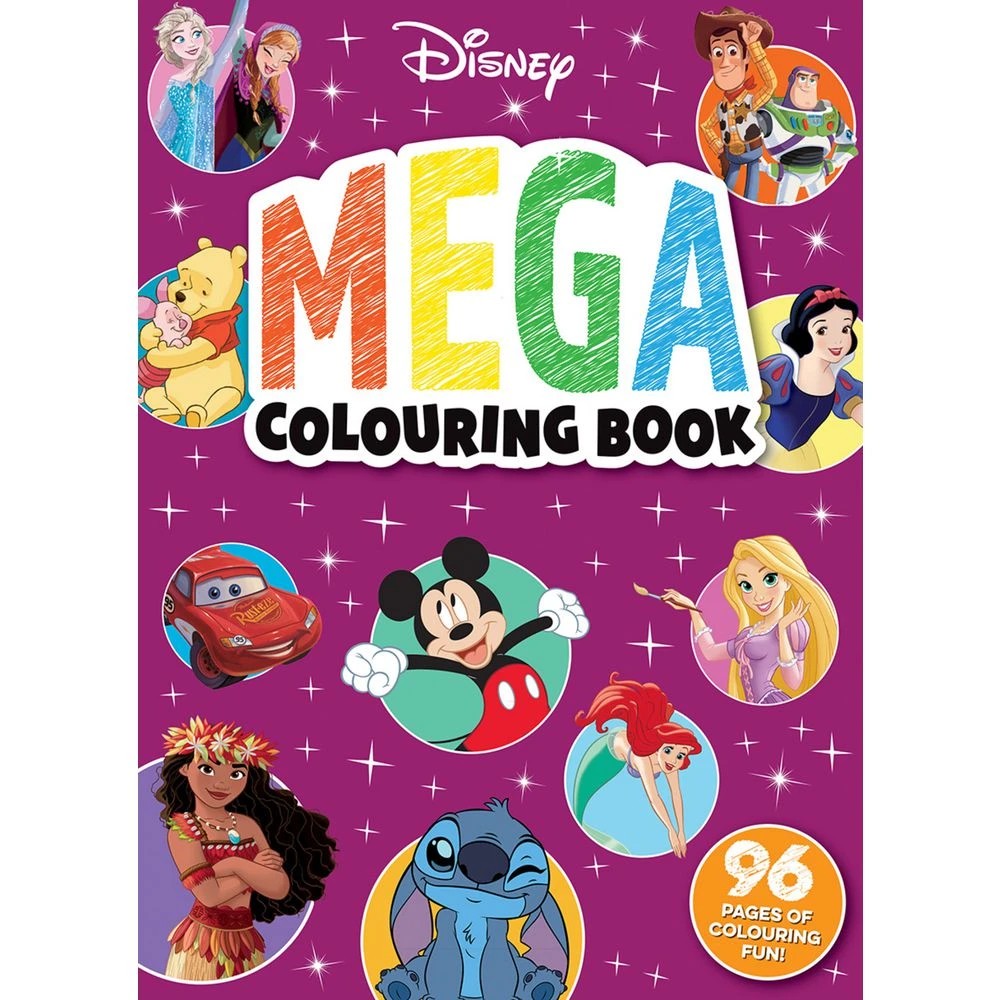 1 Scholastic Mega Colouring Book Disney, 1 of 4