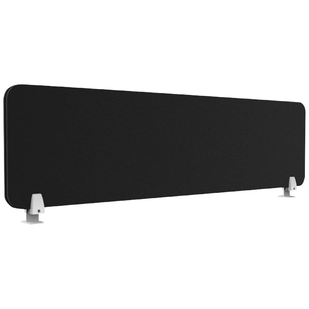 1 Furnx Eco Panel Screen B2B Mount 1490 x 400mm Black/White Office Furnishing Accessories Workspace Screens and Partitions, 1 of 1