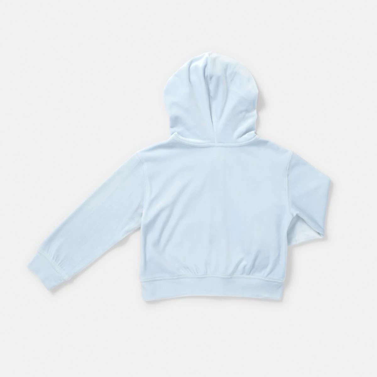 9 Velour Zip Through Sweatshirt Butterfly, 9 of 9
