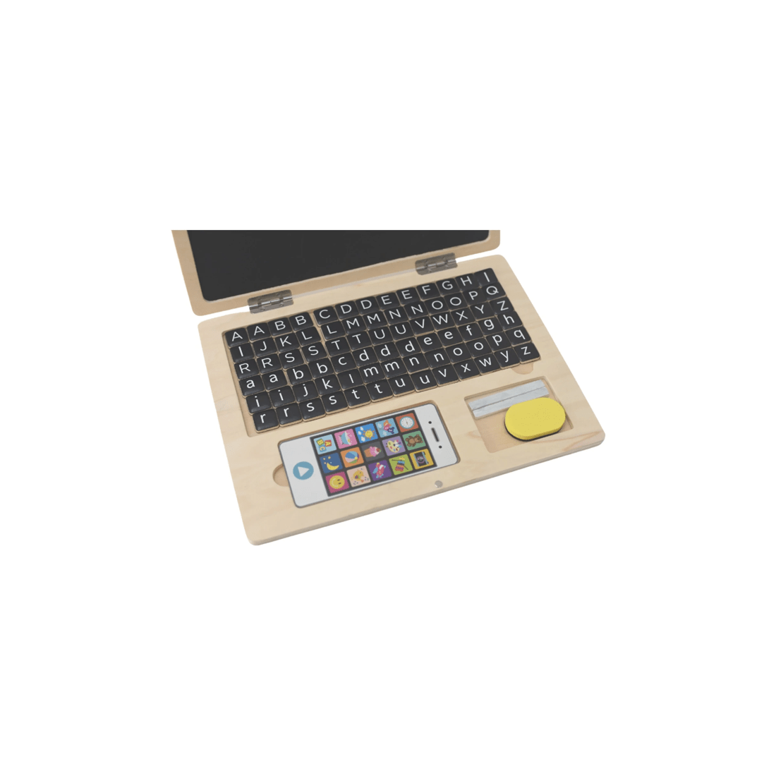 8 Kaper Kidz Magnetic Educational Visual Notebook Spelling Fun Wooden Learning Toy - Travel Friendly
 - Black, 8 of 9