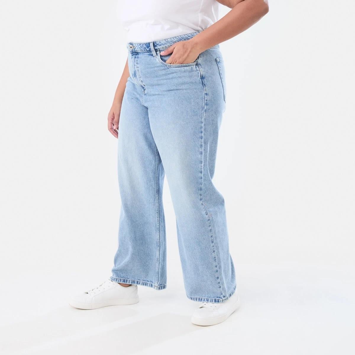 2 Curve Wide Leg Jeans Lit Denim, 2 of 5