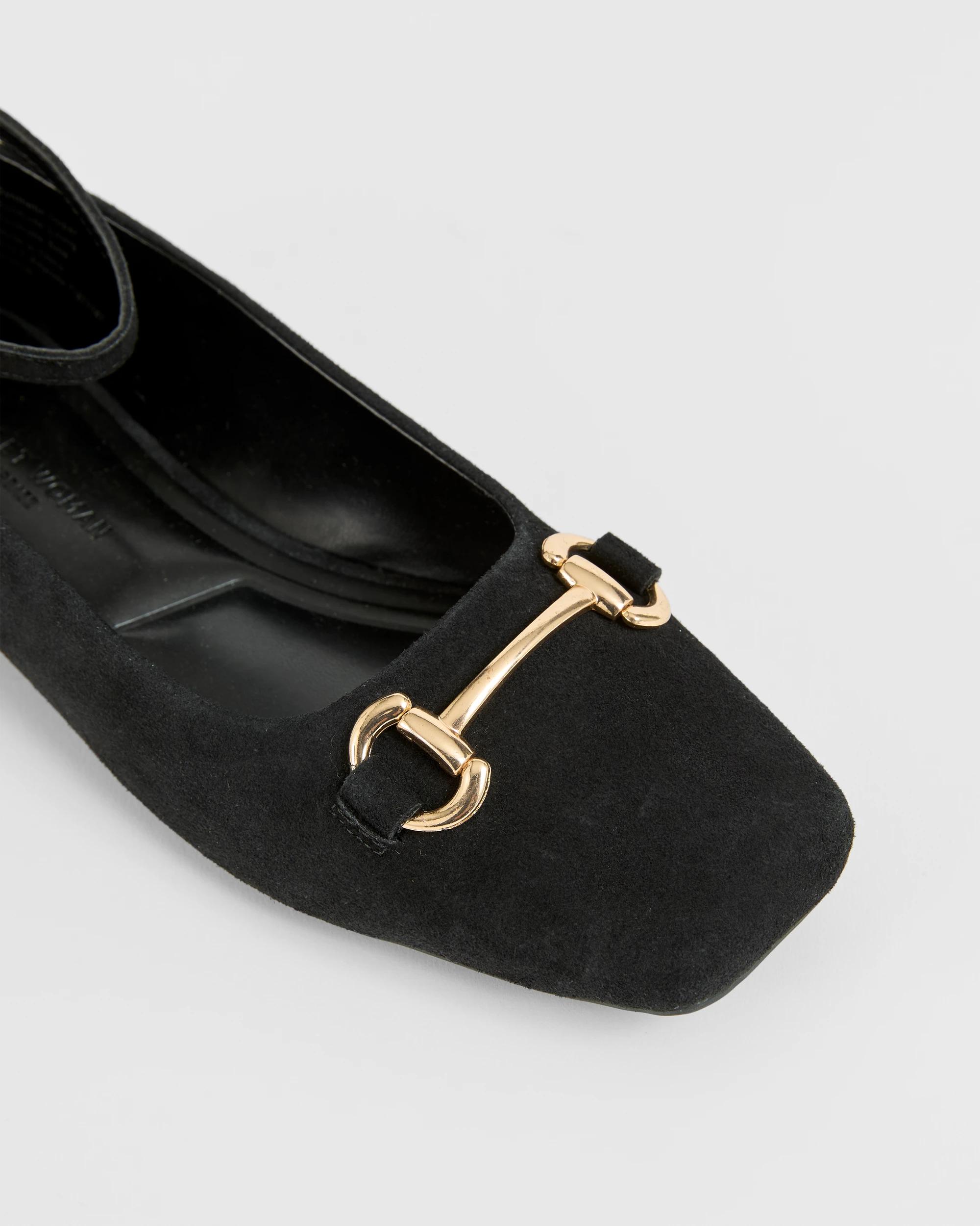3 Target Woman Hardware Ballet Flats BLACK, 3 of 3