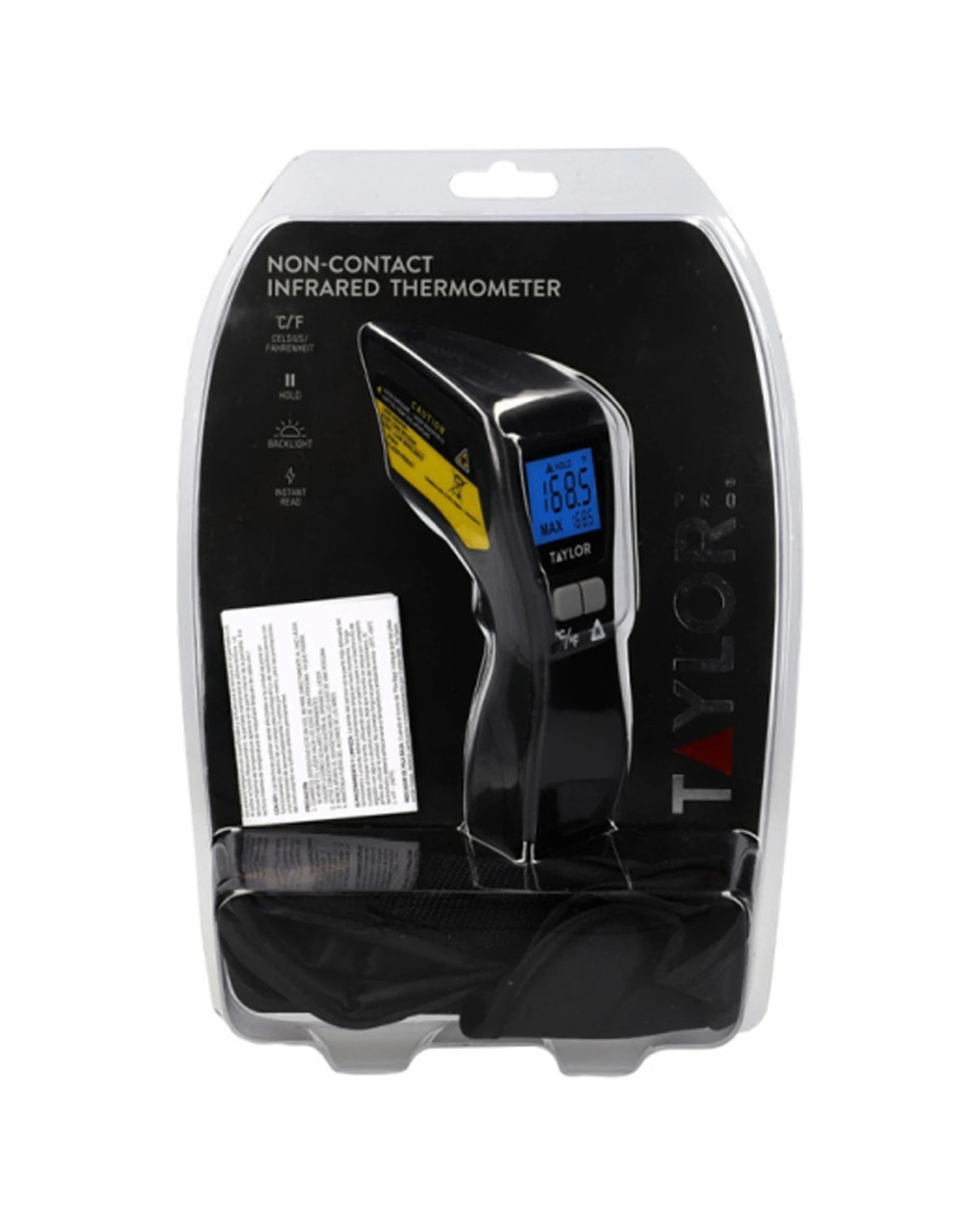 2 Taylor Pro Digital Non-Contact Infrared Kitchen Thermometer Tool -45C To 400C - White, 2 of 7