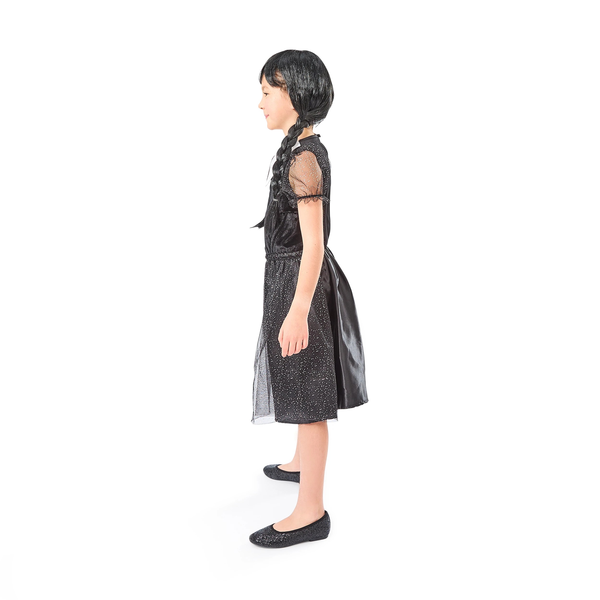 4 2 Piece Horror Girl with Wig Costume - Ages 8+, 4 of 10